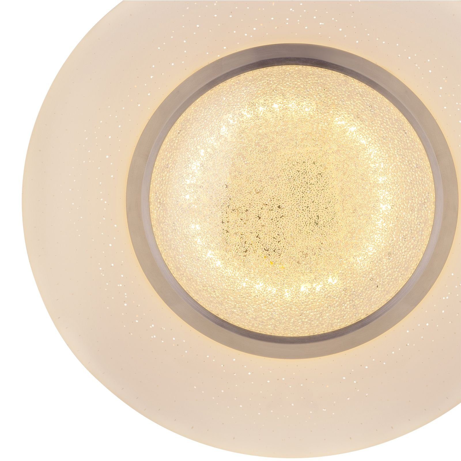 Wohnzimmer LED Deckenlampe Deckenleuchte Esszimmer Deckenleuchte GLOBO Kristall Globo