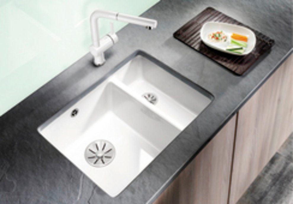 Blanco Küchenspüle SUBLINE 350/150-U, eckig, 46/57 cm, (1 St), erhältlich in mehreren Farben