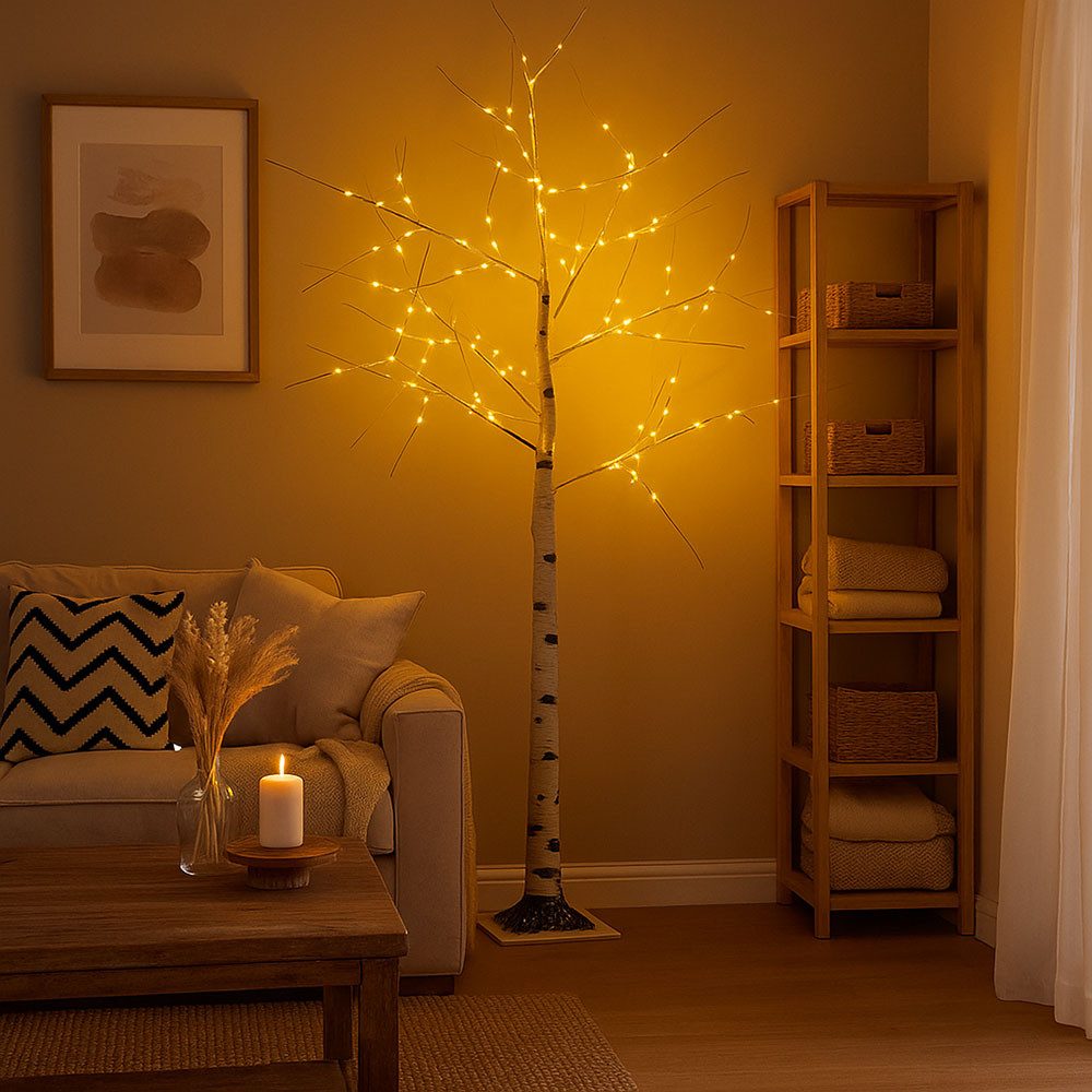 GLOBO LIGHTING LED Baum, LED-Leuchtmittel fest verbaut, Warmweiß, LED Stehl günstig online kaufen