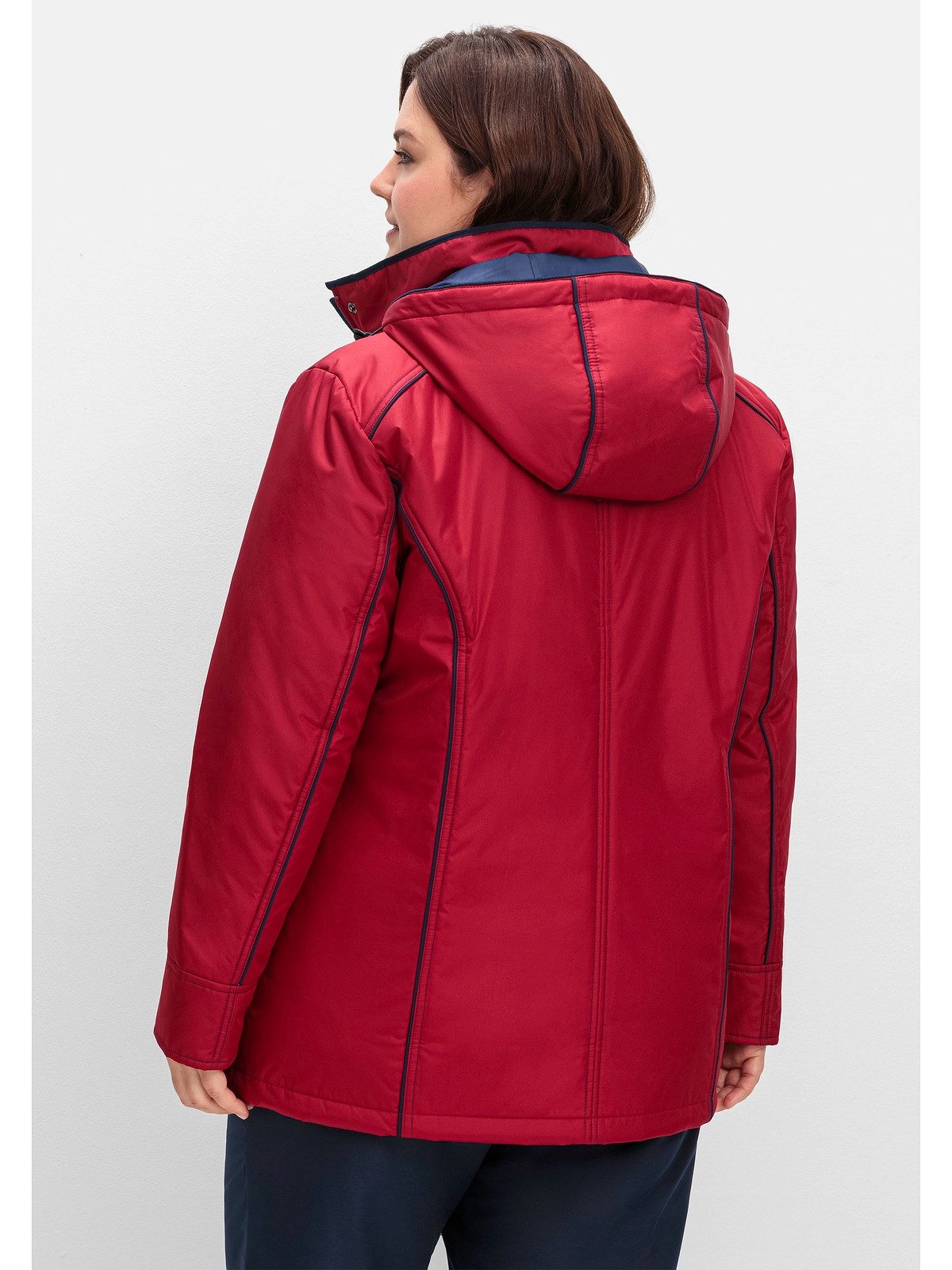Sheego Outdoorjacke Große Größen wärmend, wind- und wasserabweisend