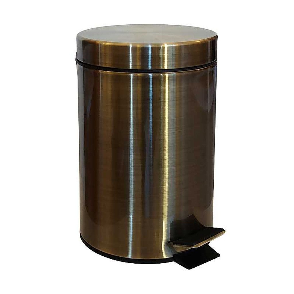 BRILLANTBAD® Mülleimer BETRO BRONZE Abfalleimer Edelstahl Bronze Bad & Küche >> Freistehend
