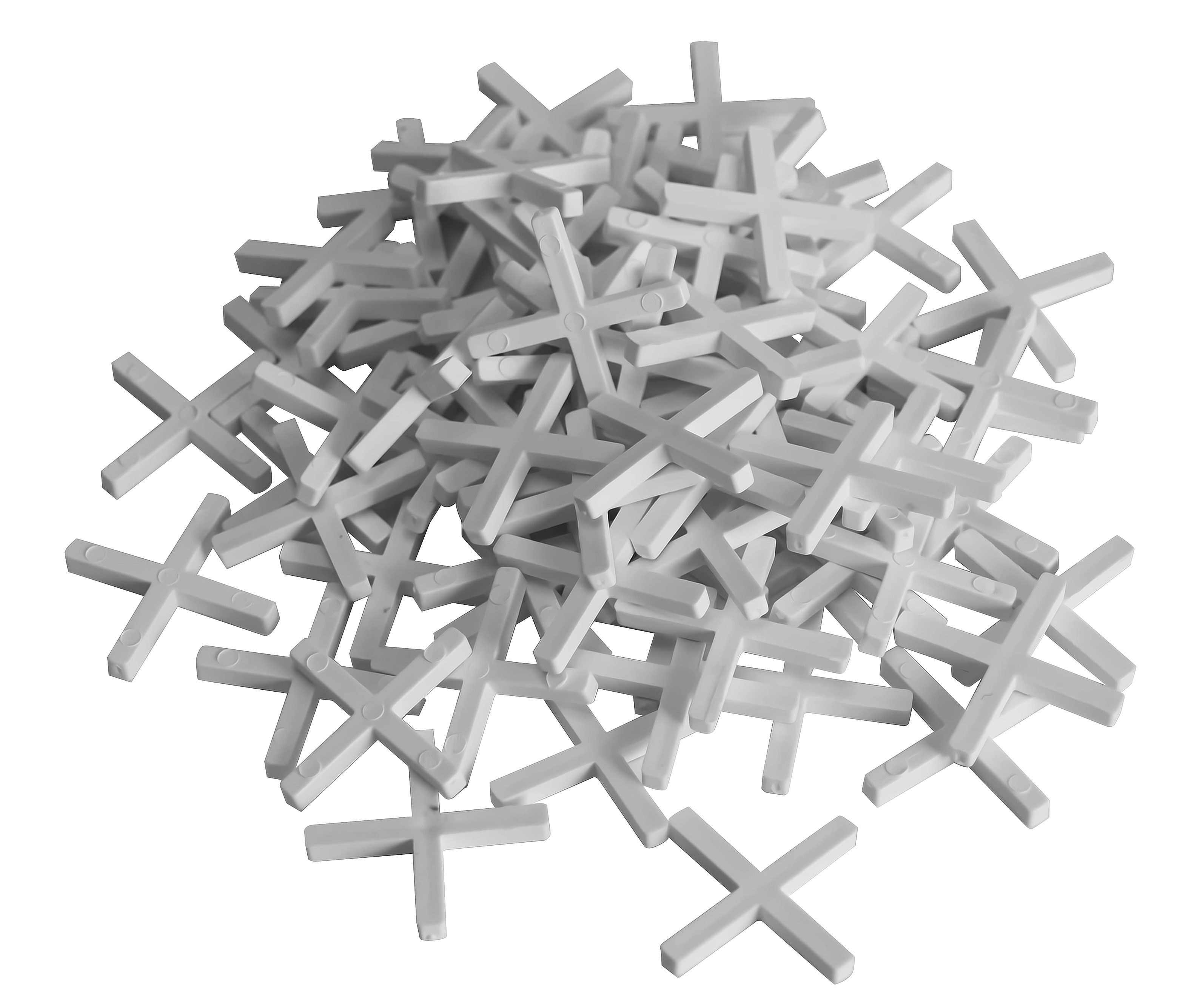TECTOOL Fliesenkreuz FLIESENKREUZE, KUNSTSTOFF, 250ST., 2MM (1-St) Fliesenkreuze 250 Stück