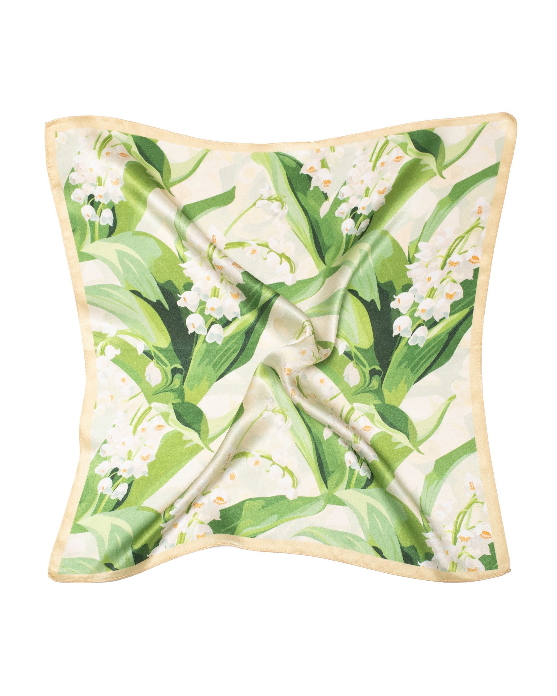 MayTree Seidentuch quadratisch Maiglöckchen 53x53, (Stück), 100% Seide günstig online kaufen