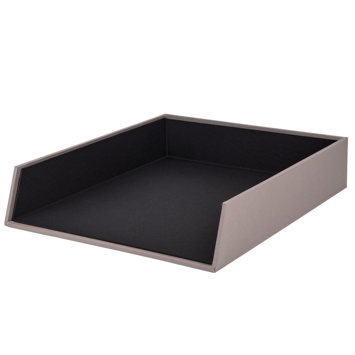 Rössler Aufbewahrungsbox RÖSSLER Ablagekorb Taupe Stapelbar taupe 260x60x320mm
