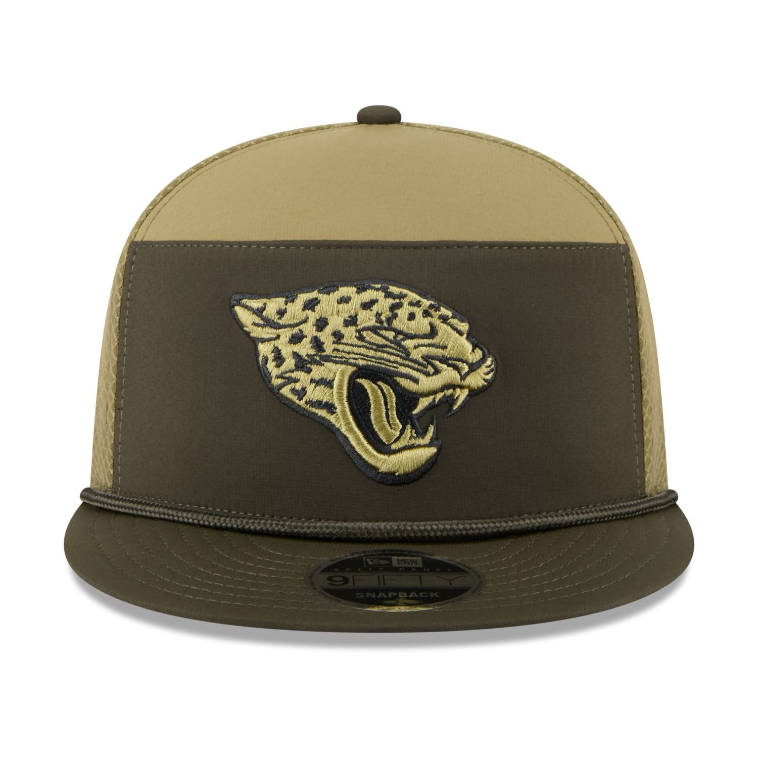 New Era Snapback Cap 9Fifty Split Panel SALUTE Jacksonville Jaguars