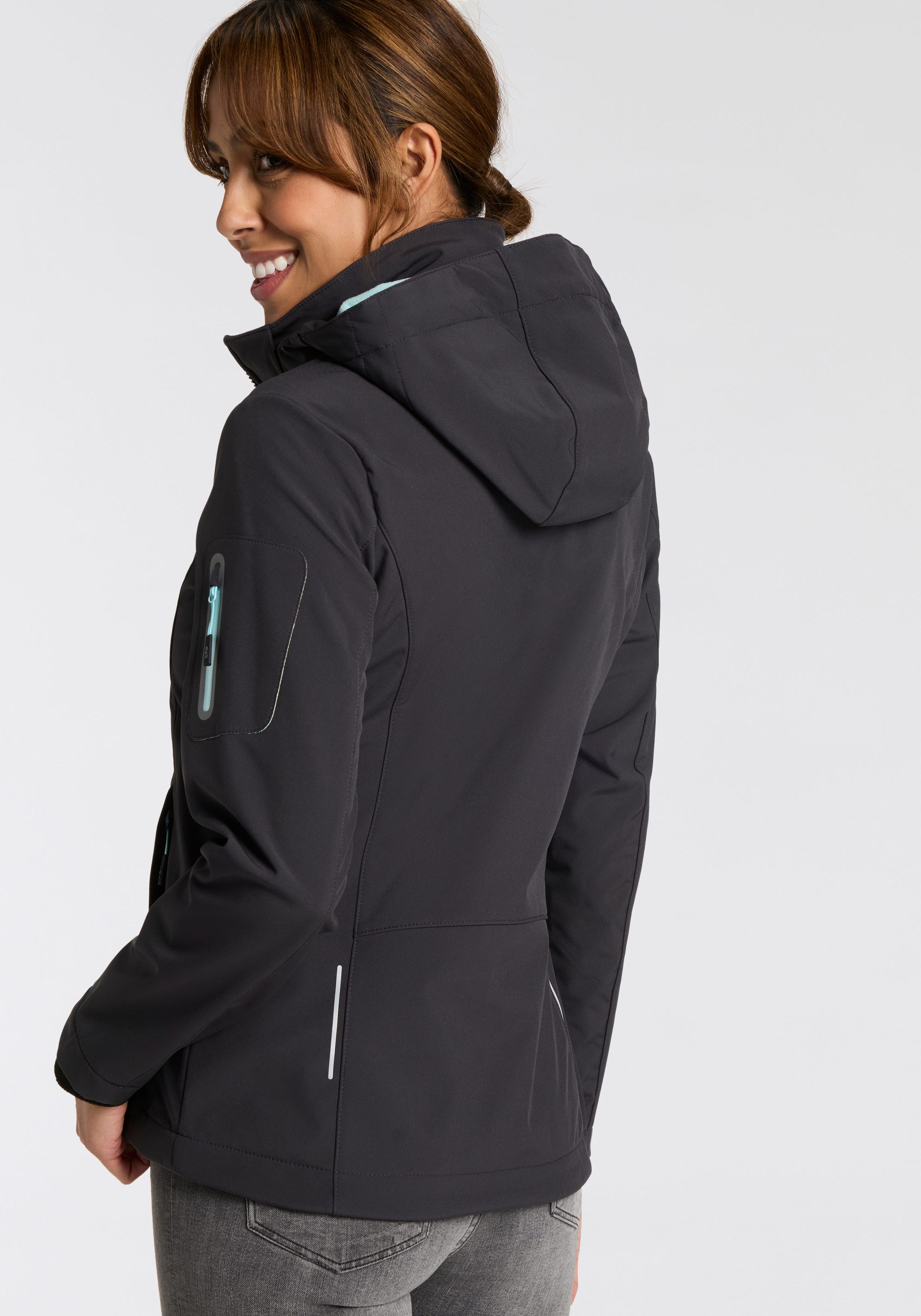 CMP Softshelljacke WOMAN JACKET ZIP HOOD günstig online kaufen