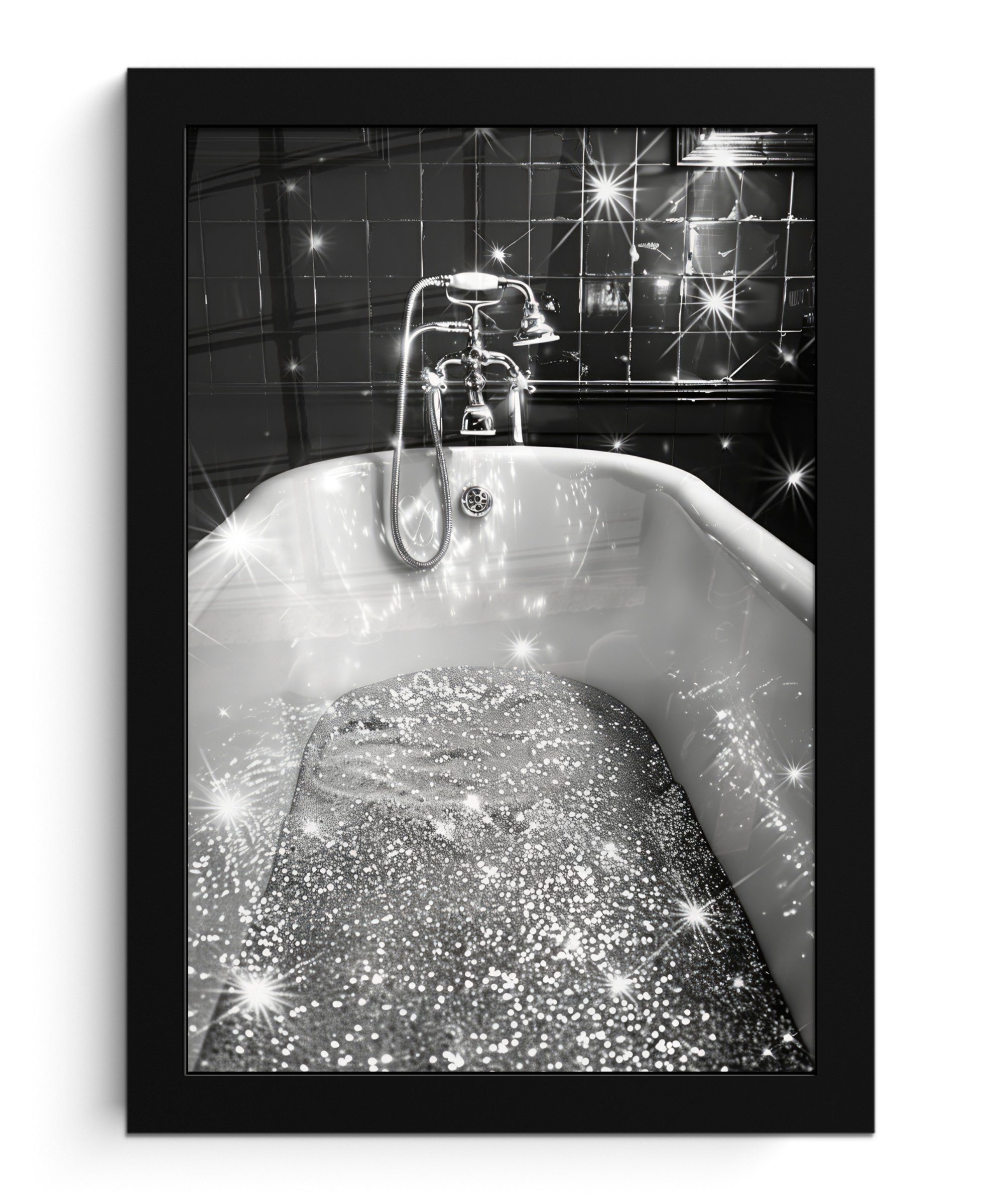 MuchoWow Poster Badewanne - Glitter - günstig online kaufen