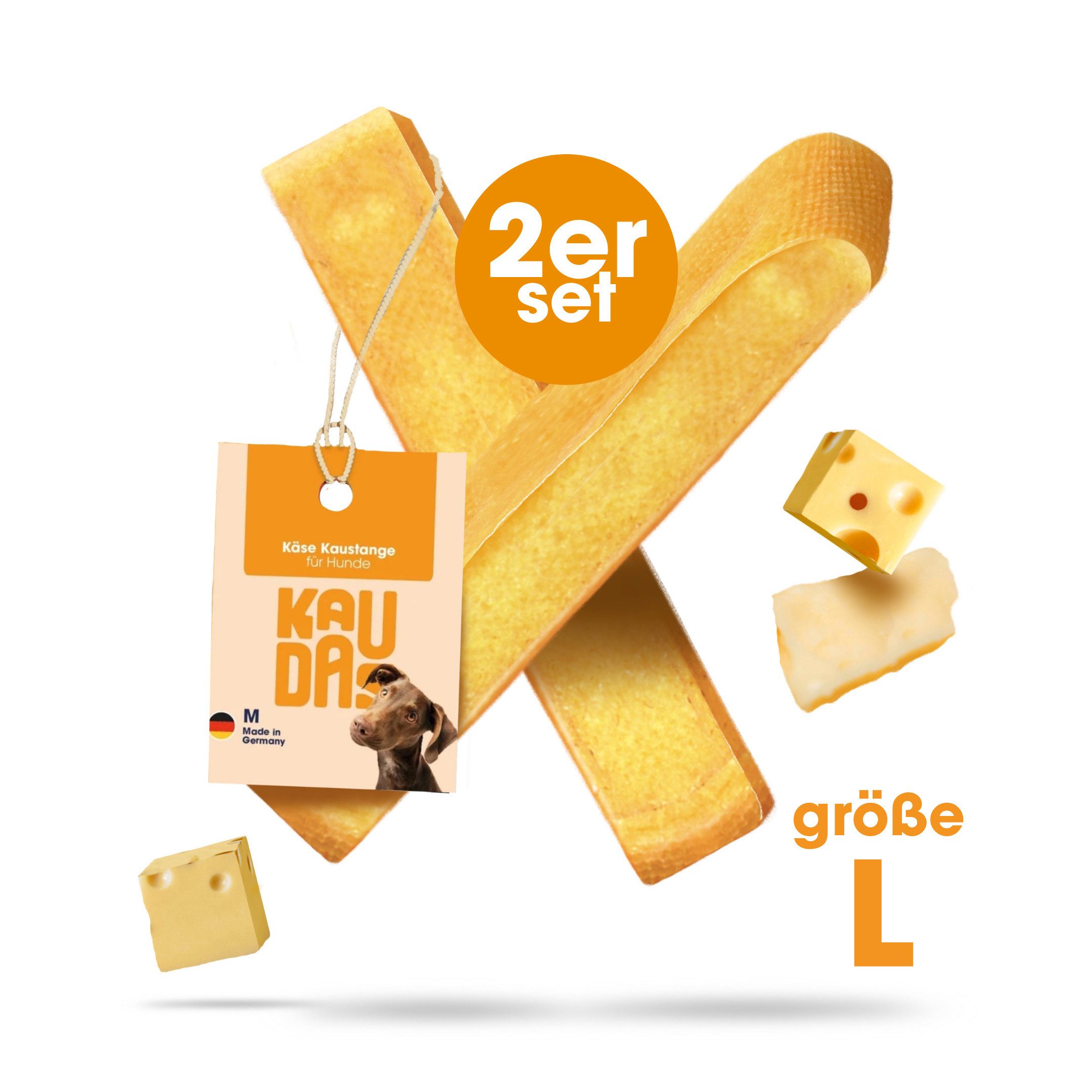 KAUDAS Knabber-Käse-Stick 2 x L, Knabber-Käse-Stick