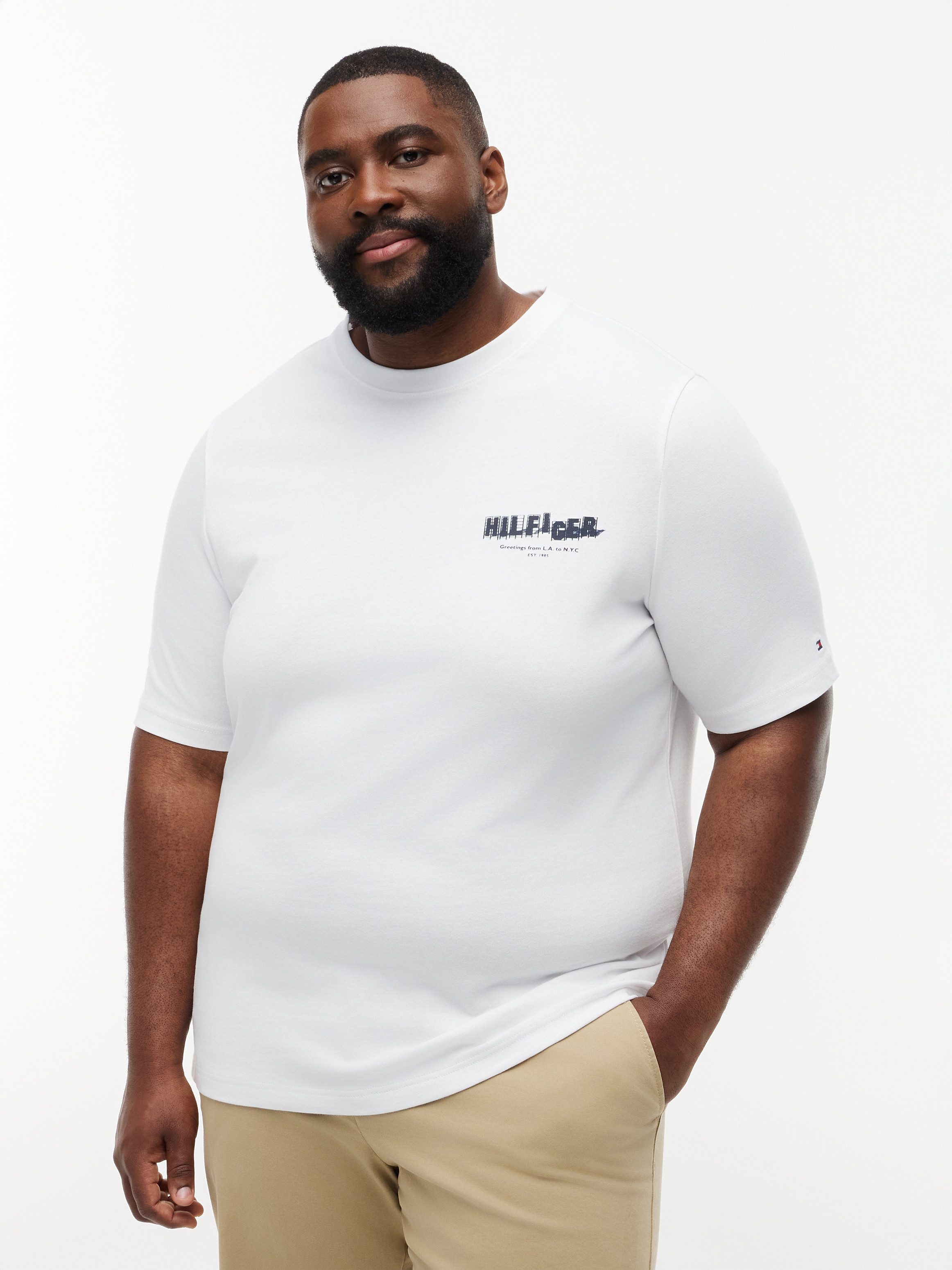 Tommy Hilfiger Big & Tall T-Shirt BT-PHOTO PRINT HILFIGER mit großem Rückenprint