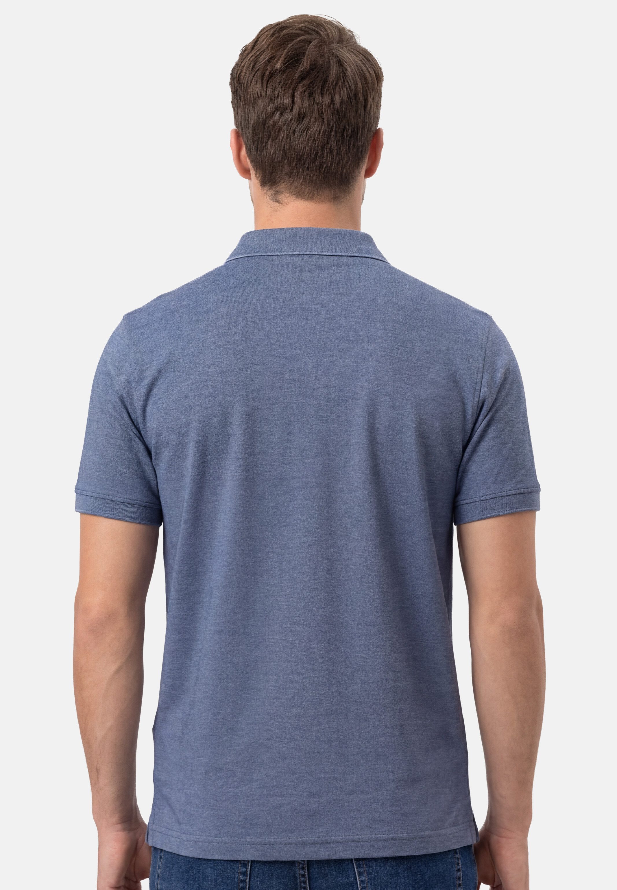 RAGMAN Poloshirt Basic (1-tlg) Poloshirt - Baumwolle - Atmungsaktiv - Klassischer Look