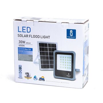 Aigostar LED Flutlichtstrahler LED-Flutlicht mit Solarpanel IP65 Außen Gartenlampe
