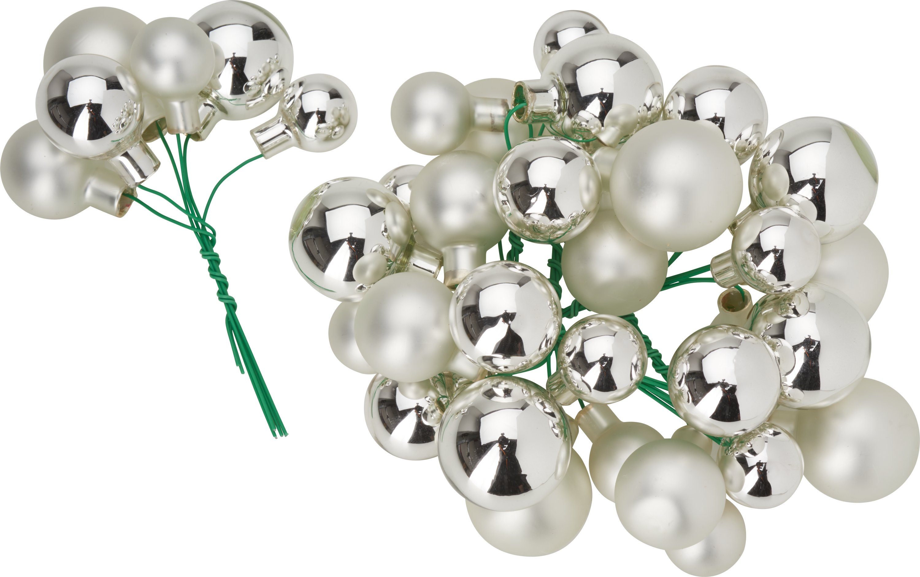 Othmar Decorations Weihnachtsbaumkugel, aus Glas am Draht, 36 Stück günstig online kaufen