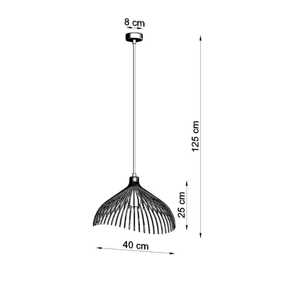 keine warmweiss, Nein, Hängeleuchte, Angabe, enthalten: Pendelleuchte Pendellampe, E27, Hängeleuchte, in Leuchtmittel Pendelleuchte Weiß Una famlights