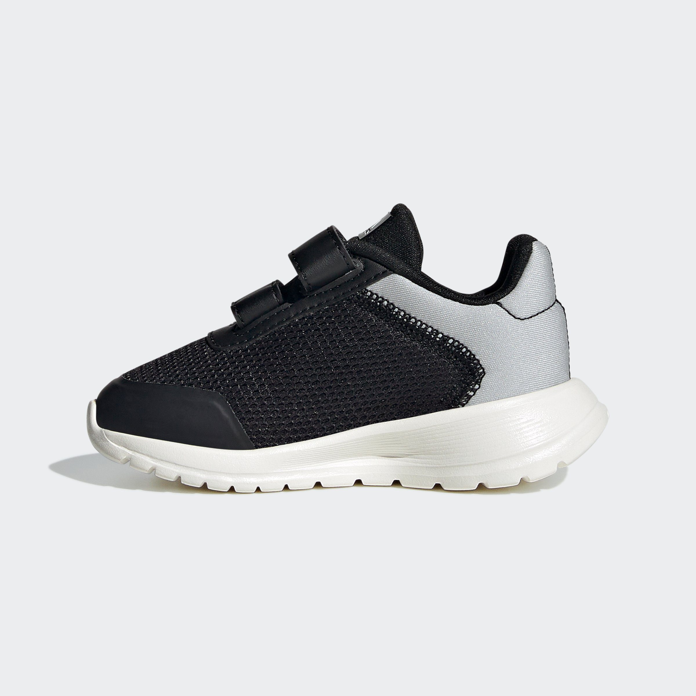 Core RUN Sportswear Black adidas / Sneaker / Core Two Grey mit White Klettverschluss TENSAUR
