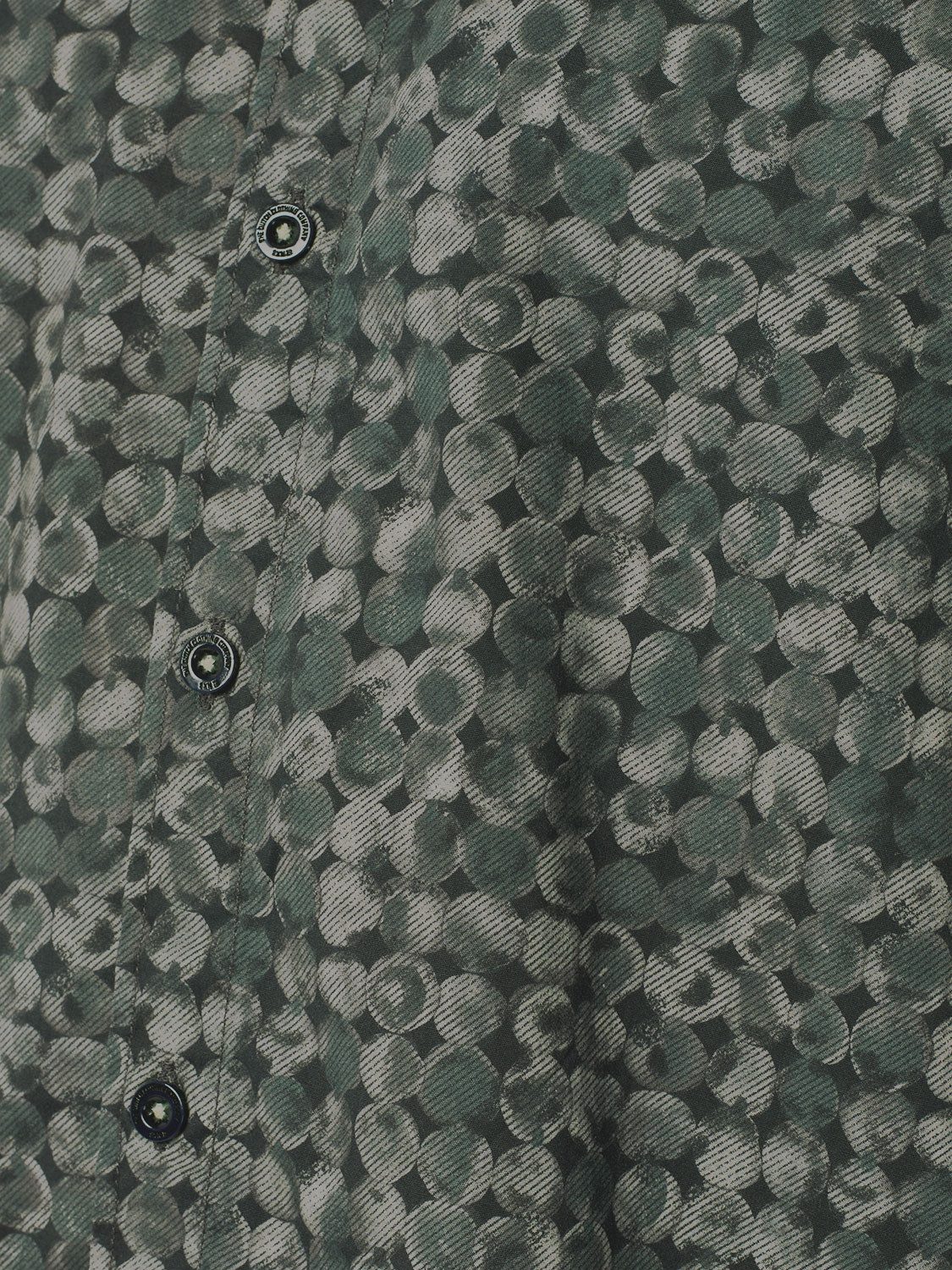 NO EXCESS Langarmhemd mit All-Over Print