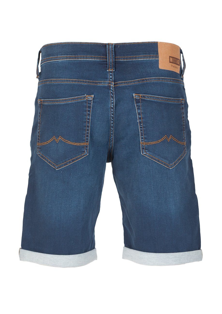 mit Real Regular Blue (682) Bermudashorts Stretch X Jeansshorts Shorts Fit Denim Mid Chicago MUSTANG Herren