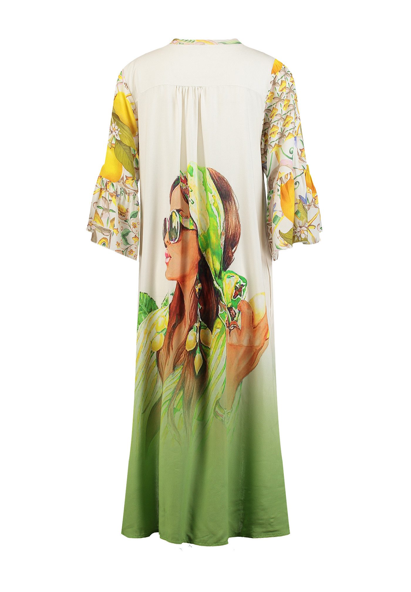 Key Largo Druckkleid WD WOMAN v-neck (1-tlg)