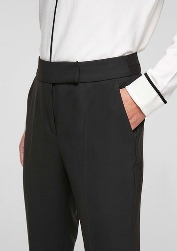 s.Oliver BLACK LABEL 7/8-Hose mit asymmetrischem Hakenverschluss