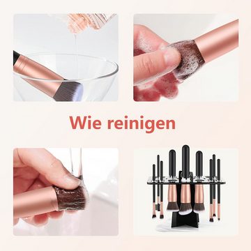 RefinedFlare Lidschattenpinsel Make-up-Pinselset mit Lidschattenpinsel, 16-teilige Make-up-Pinselset