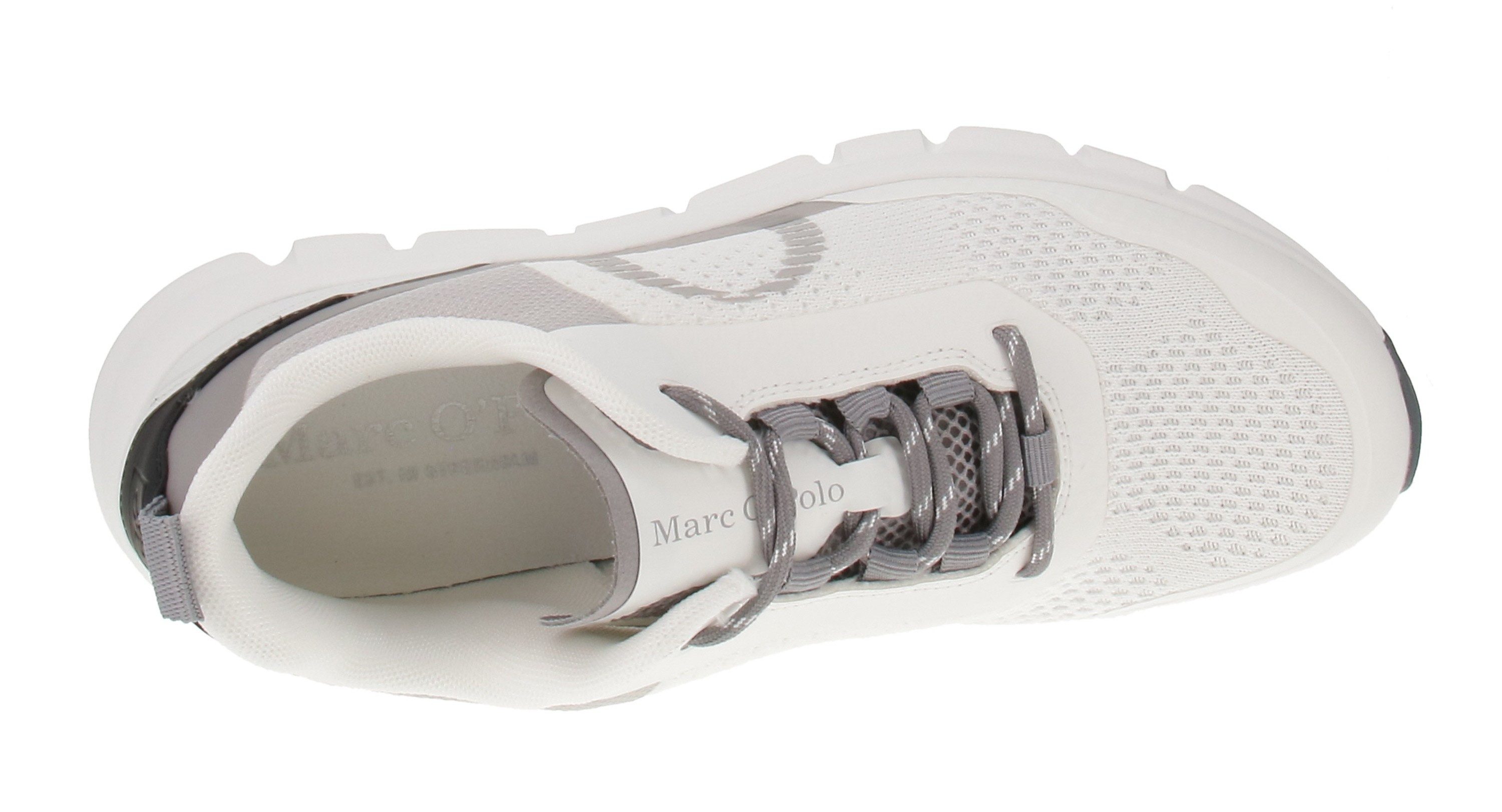 Marc O'Polo Marc O'Polo 502 26923501 627 - Herren Sneaker - 157-Egg-White-Black Sneaker