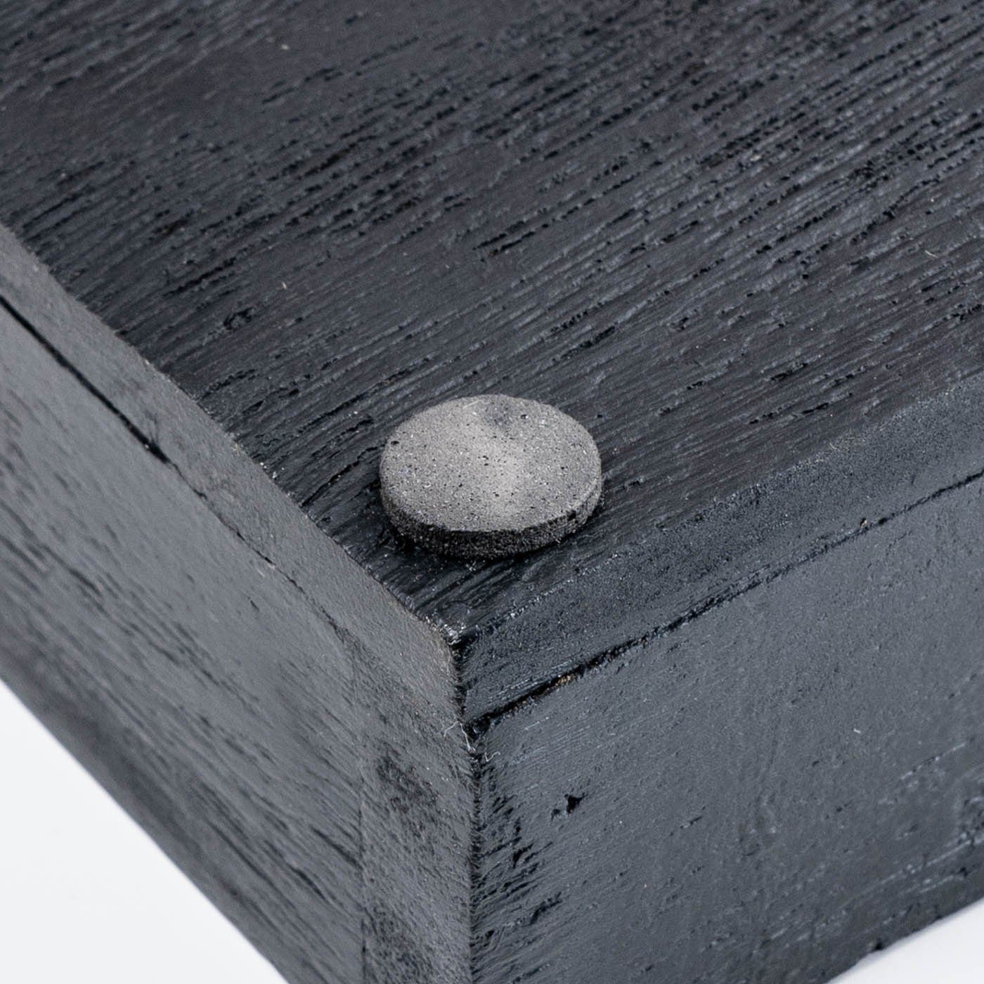 Holztablett Dekotablett, Tablett Holz Dekoschale Mangoholz Schwarz Levandeo® 40x17cm