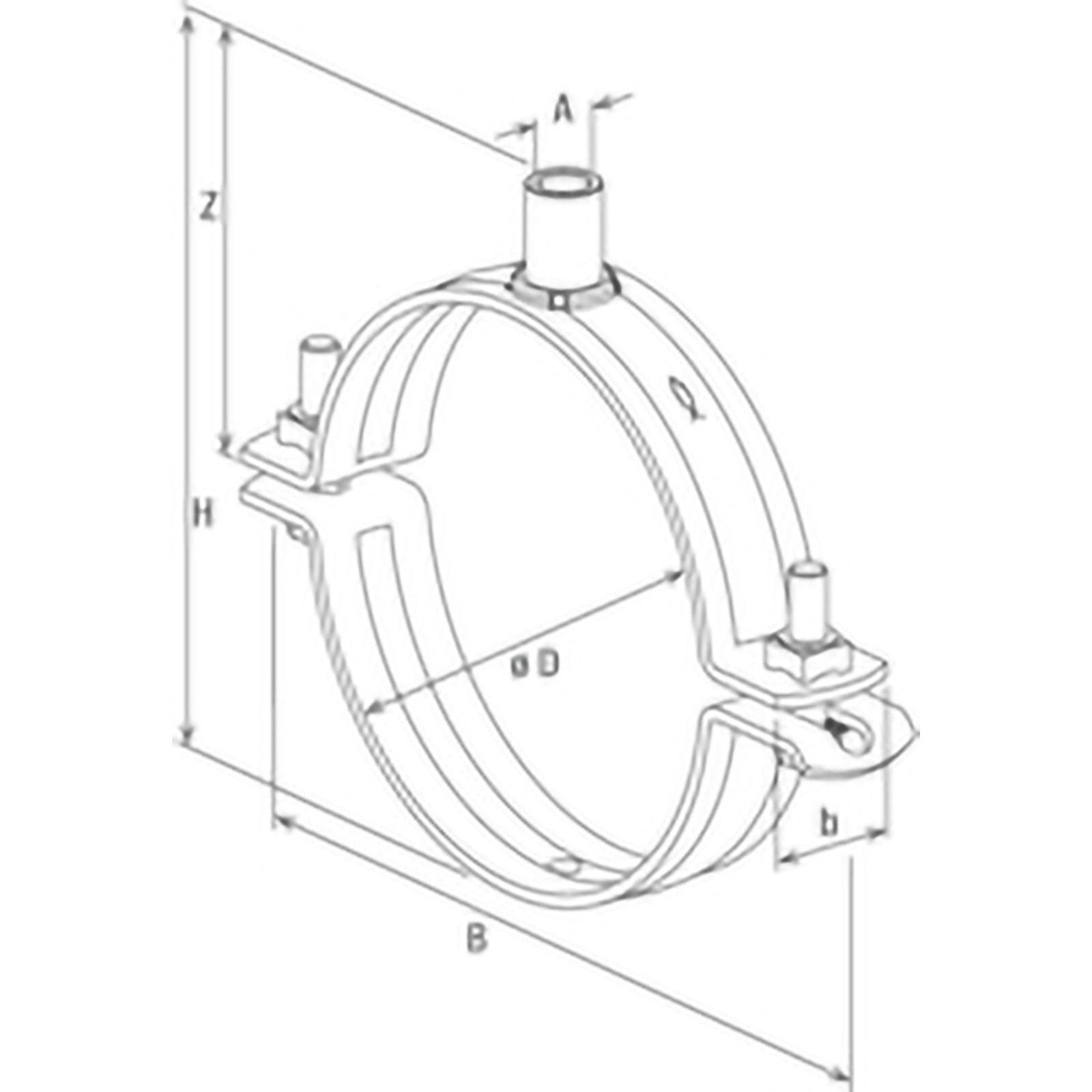 Fischer Dichtschelle Fischer Massivrohrschelle FRSMN 110-116 M10/M12 (25 Stk) - 570167