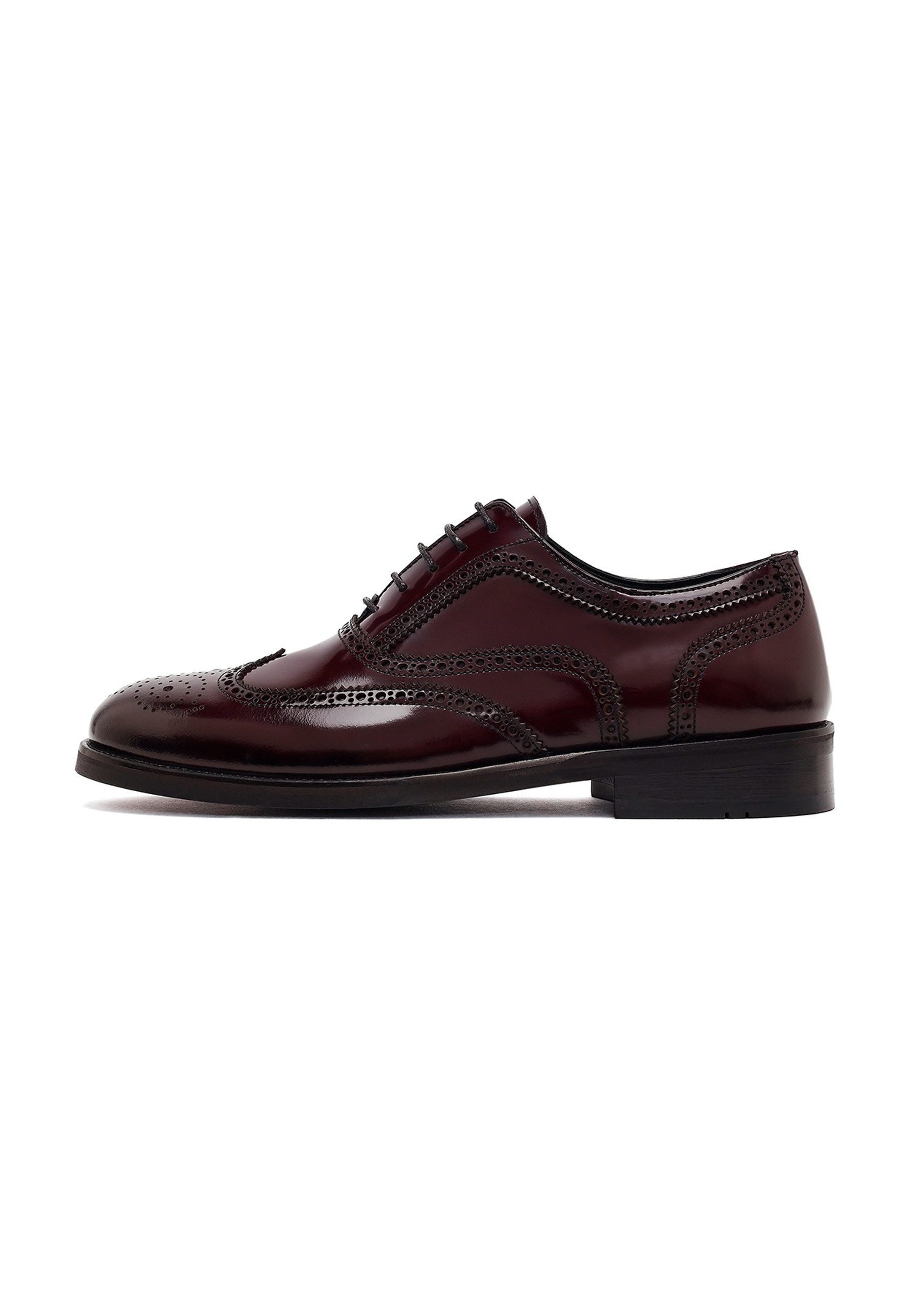 Derimod Echtleder-Schnürbrogues Schnürschuh