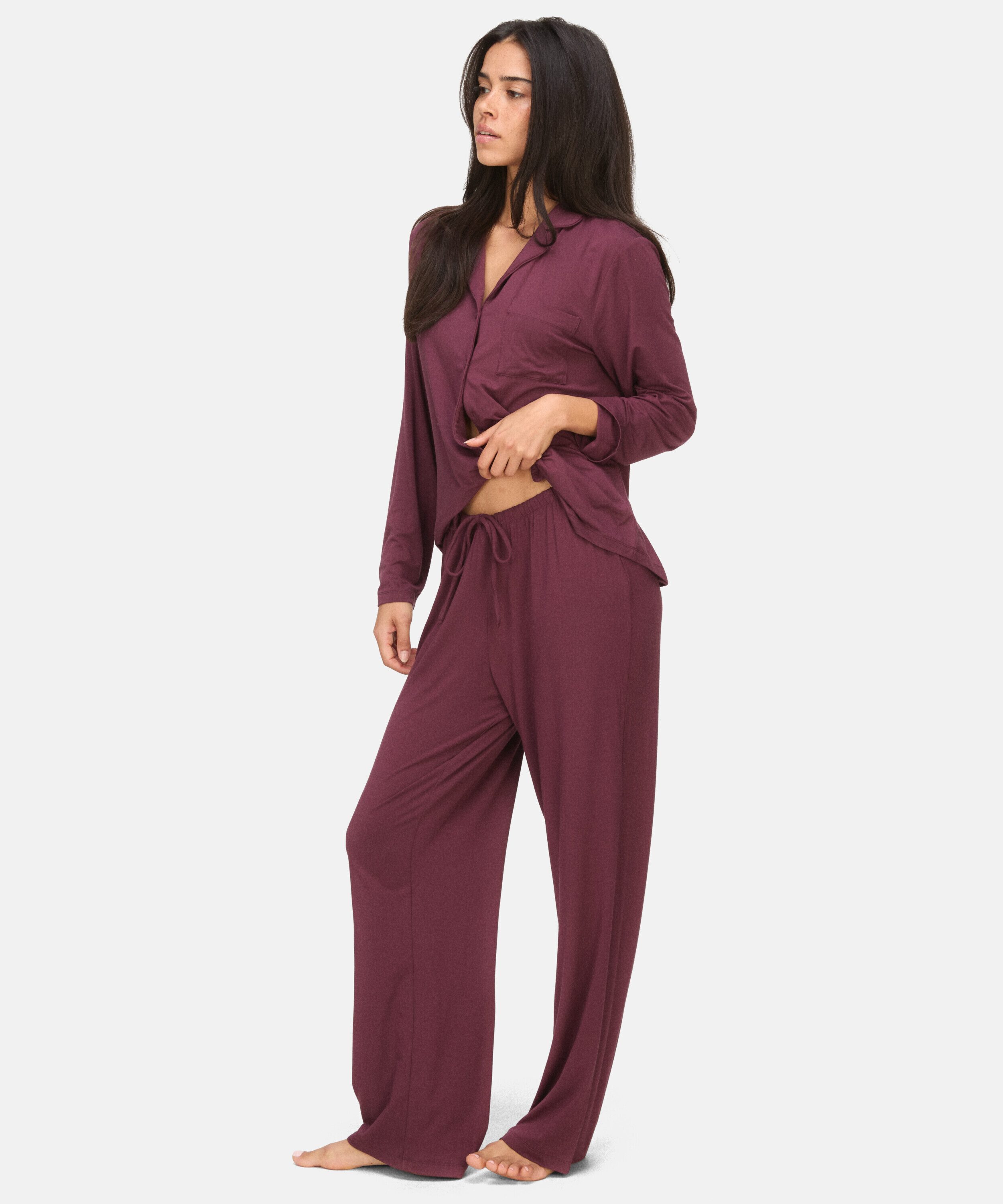 Hunkemöller Pyjama Essential Jersey Long-Sleeved Jacket – Bild 3 von 5
