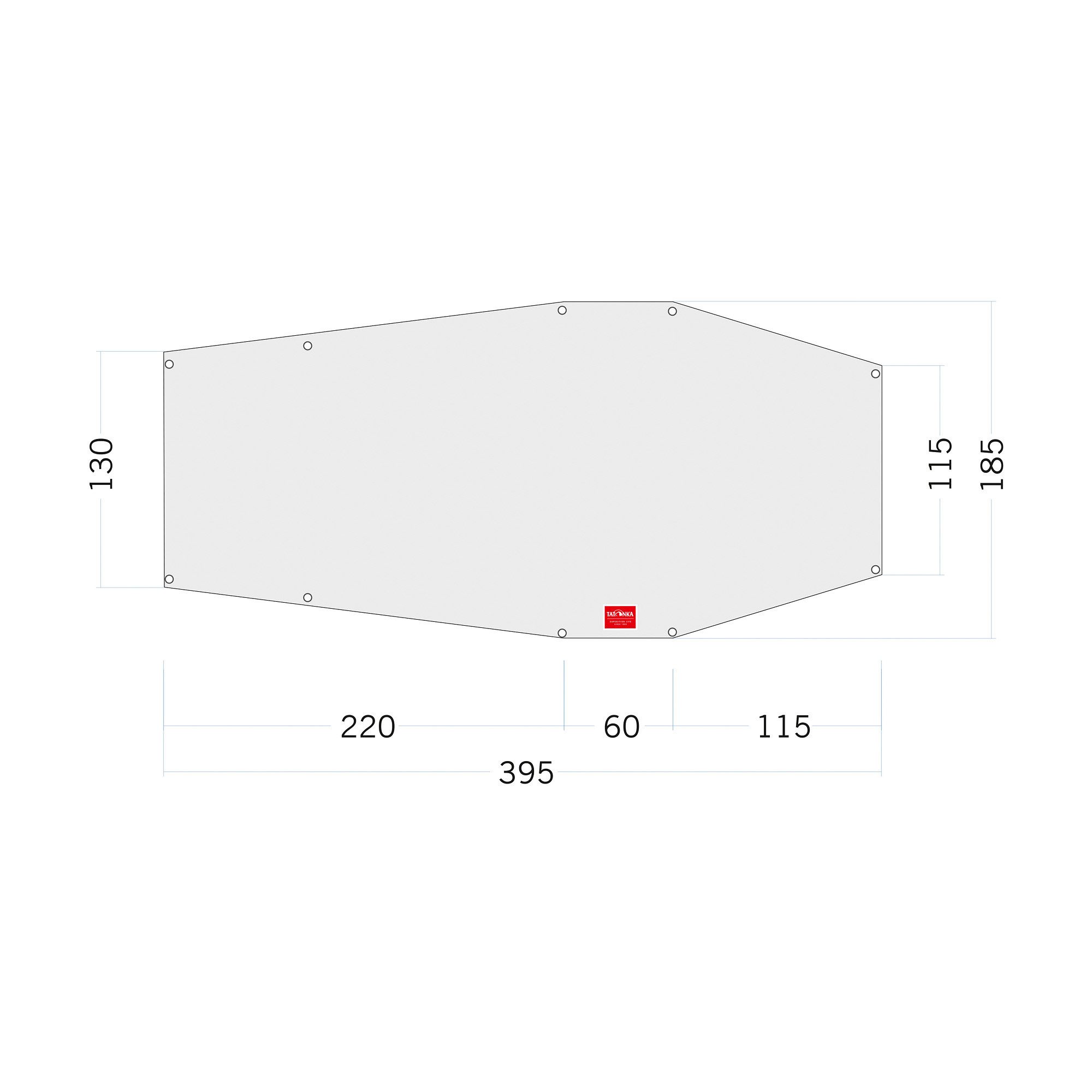 TATONKA® Zeltunterlage Floor Sheet PE Grönland 3 Zeltunterlage