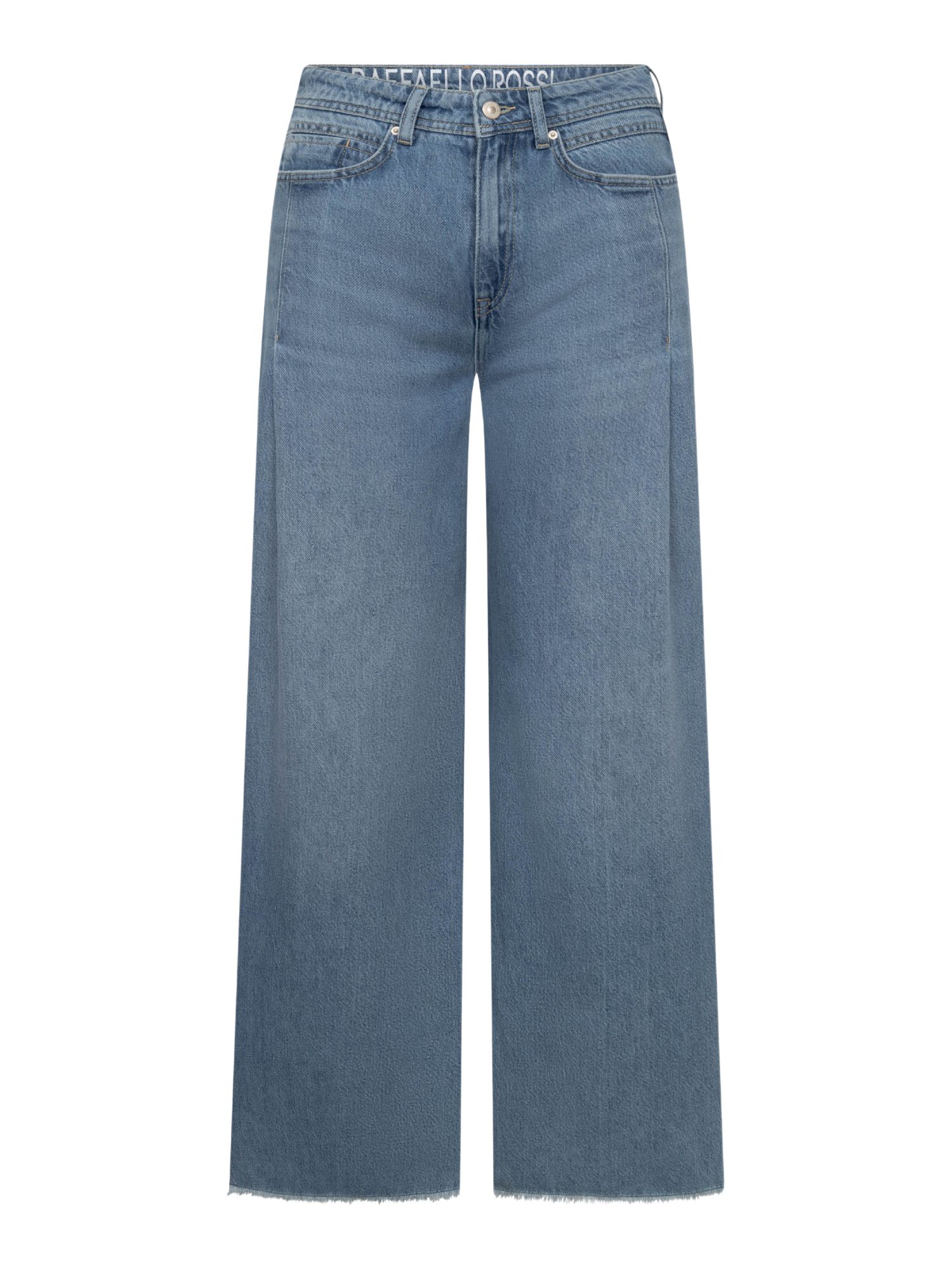 Raffaello Rossi 5-Pocket-Jeans blau,Casual,Baumwolle,Unifarben,Wide Leg,Hoch