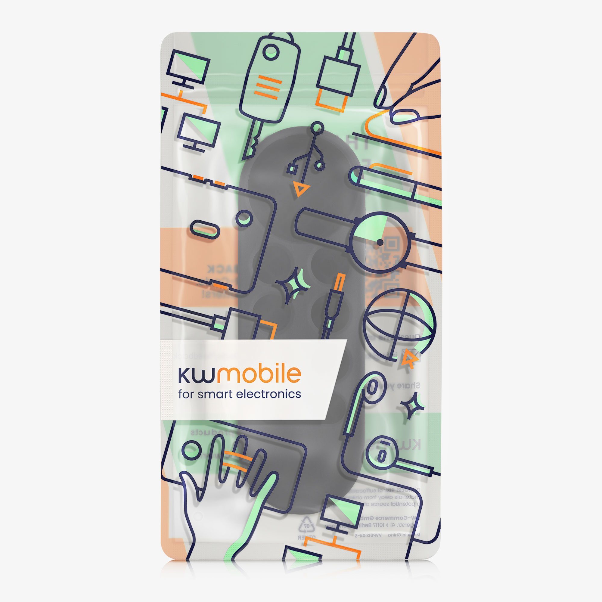 kwmobile Etui Chromecast 2020 4K / Chromecast 2022 HD Hülle, Fernbedienung Silikon Case für Chromecast 2020 4K / Chromecast 2022 HD