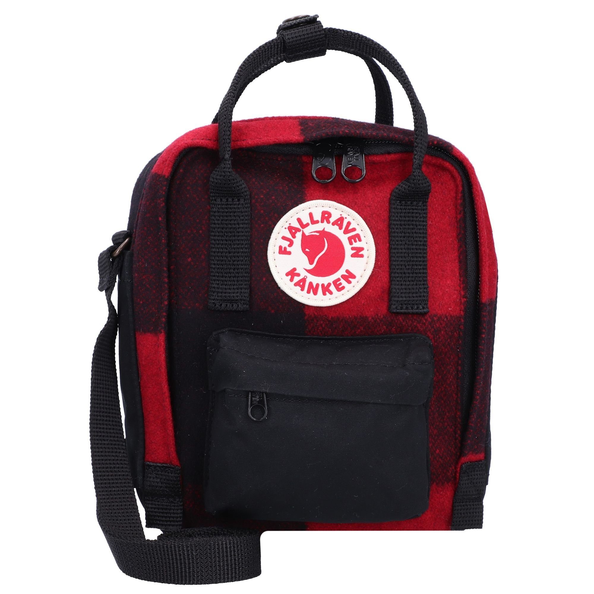 Fjällräven Umhängetasche Kanken, Wolle red-black