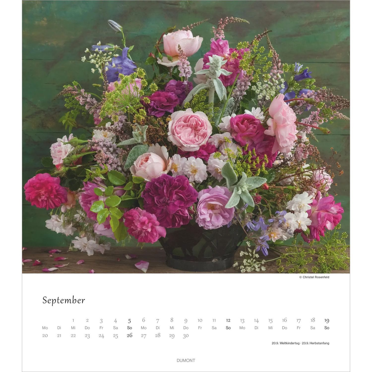 NEUMANN Wandkalender Blumenliebe 2027