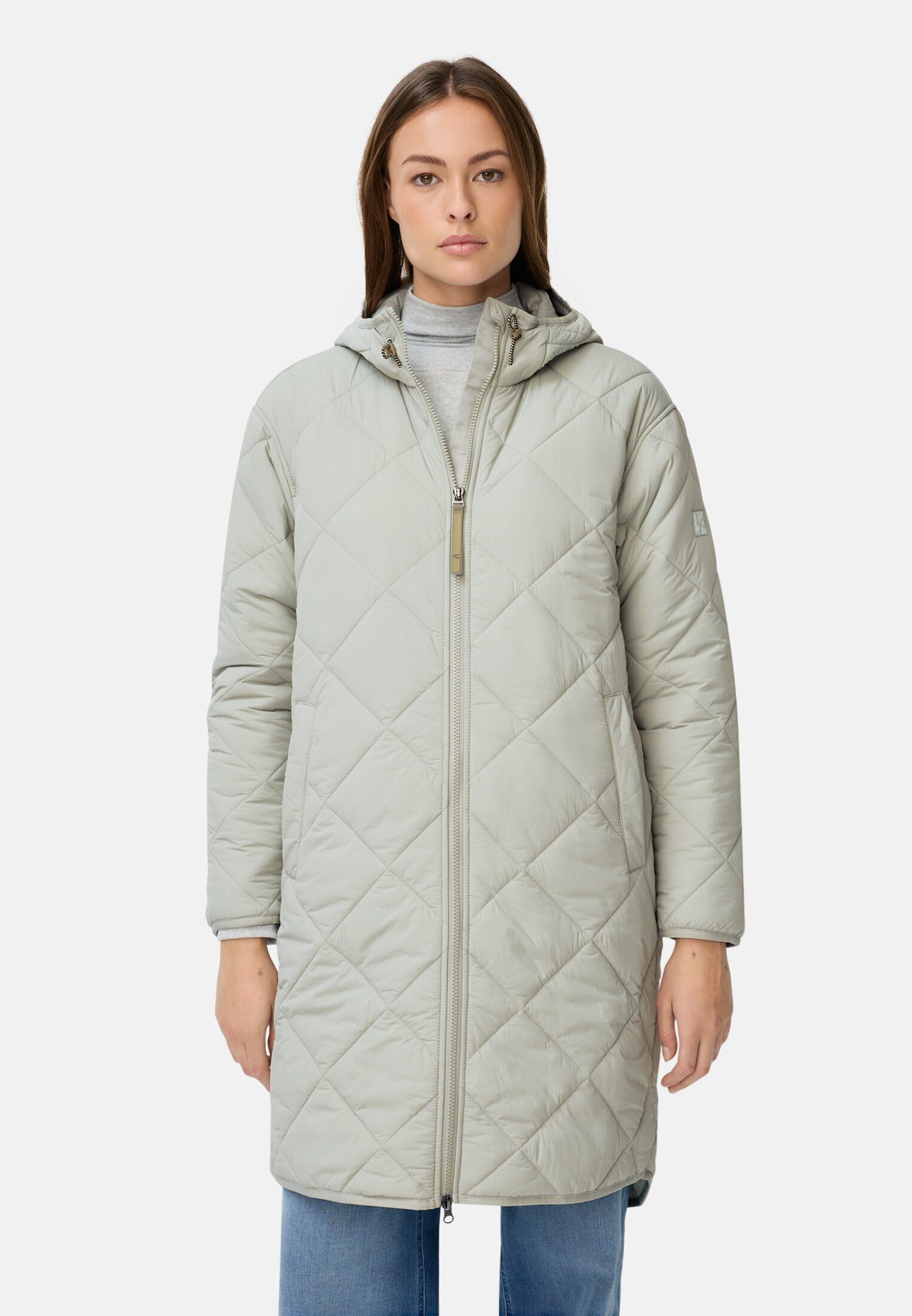 camel active Funktionsparka mit einem Zwei-Wege Reißverschluss Langarm Kapu günstig online kaufen