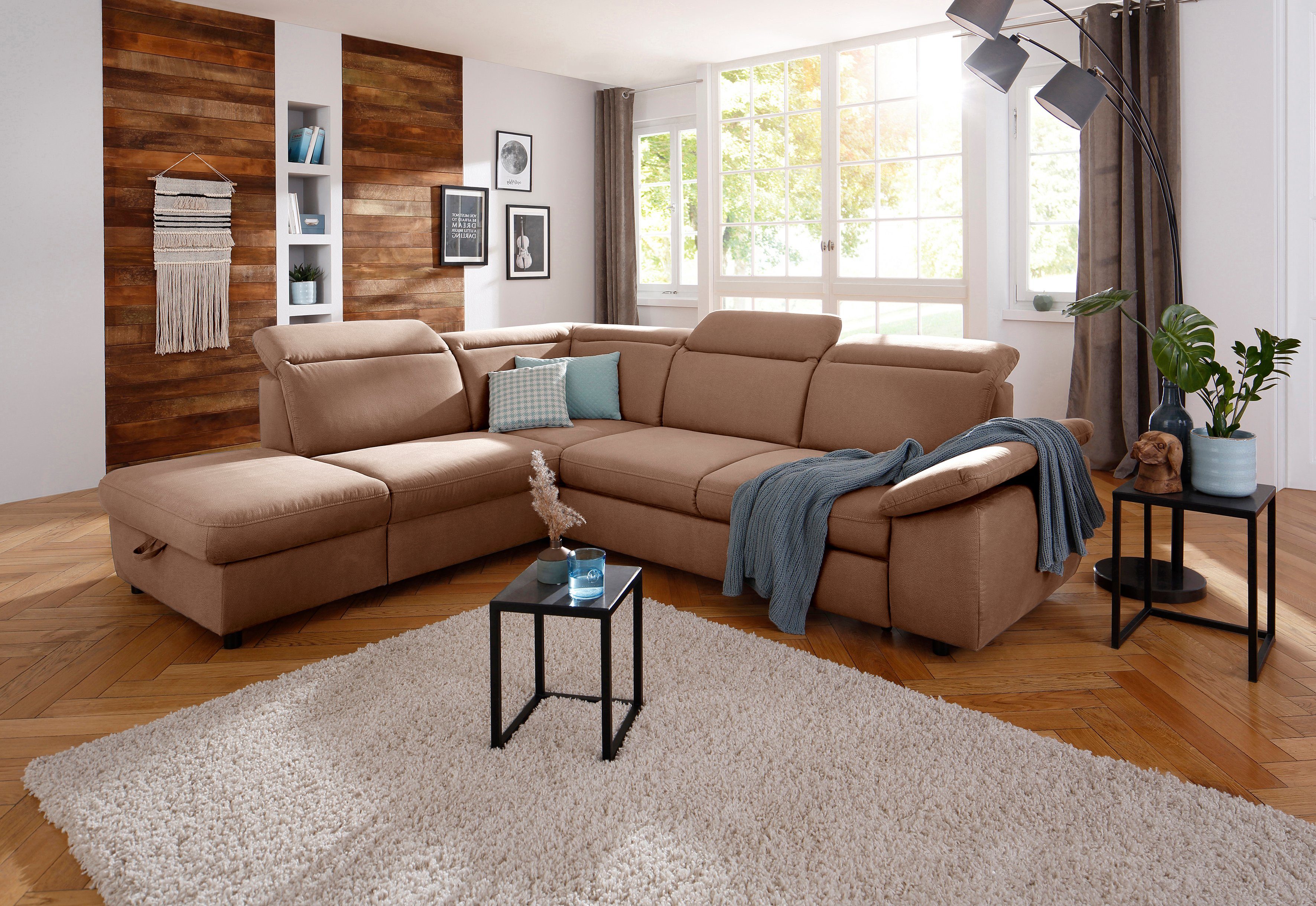 Home affaire Ecksofa Mauritius L-Form, mit günstig online kaufen