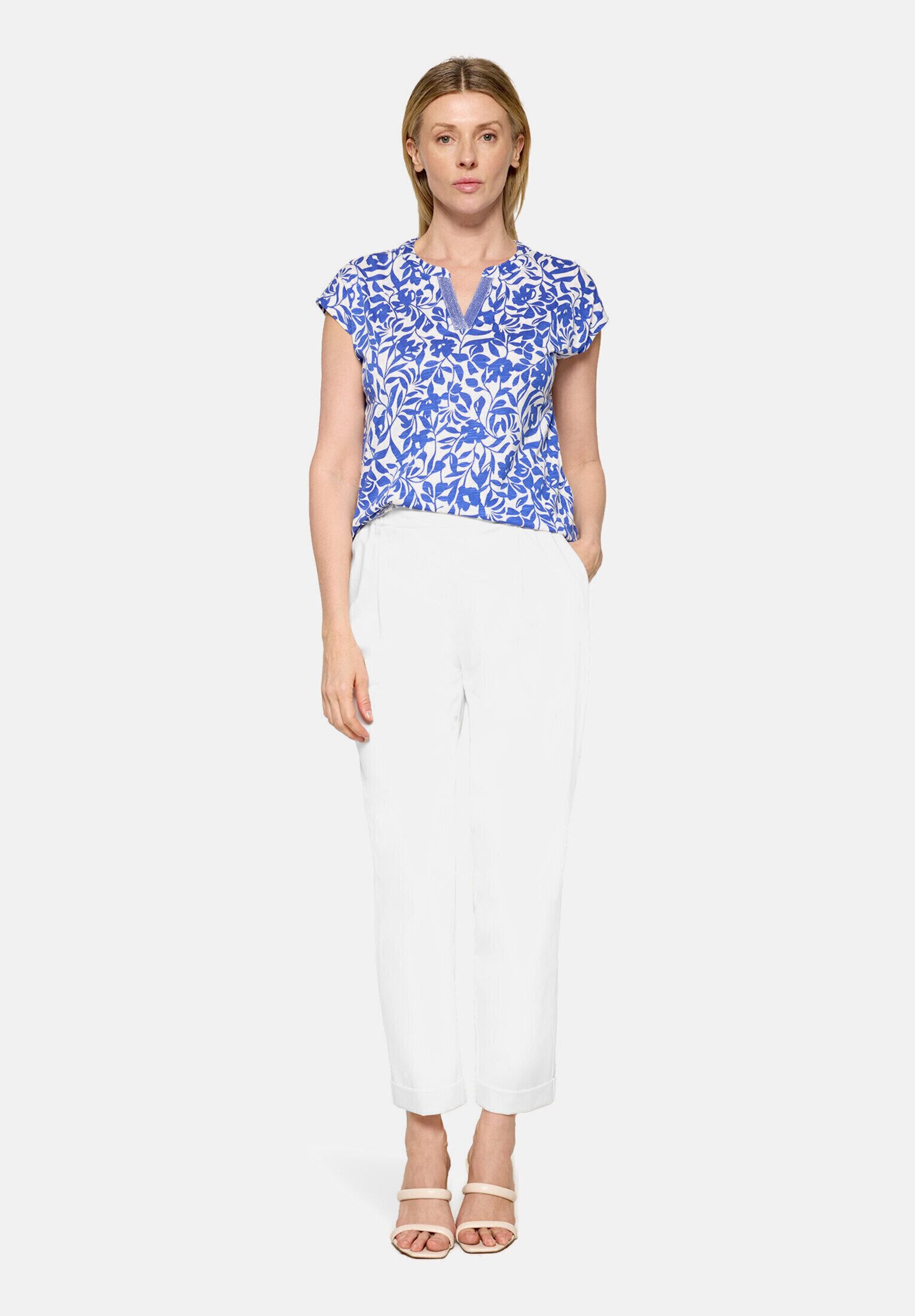 Betty Barclay Kurzarmshirt Damen mit Bluseneinsatz (1-tlg)