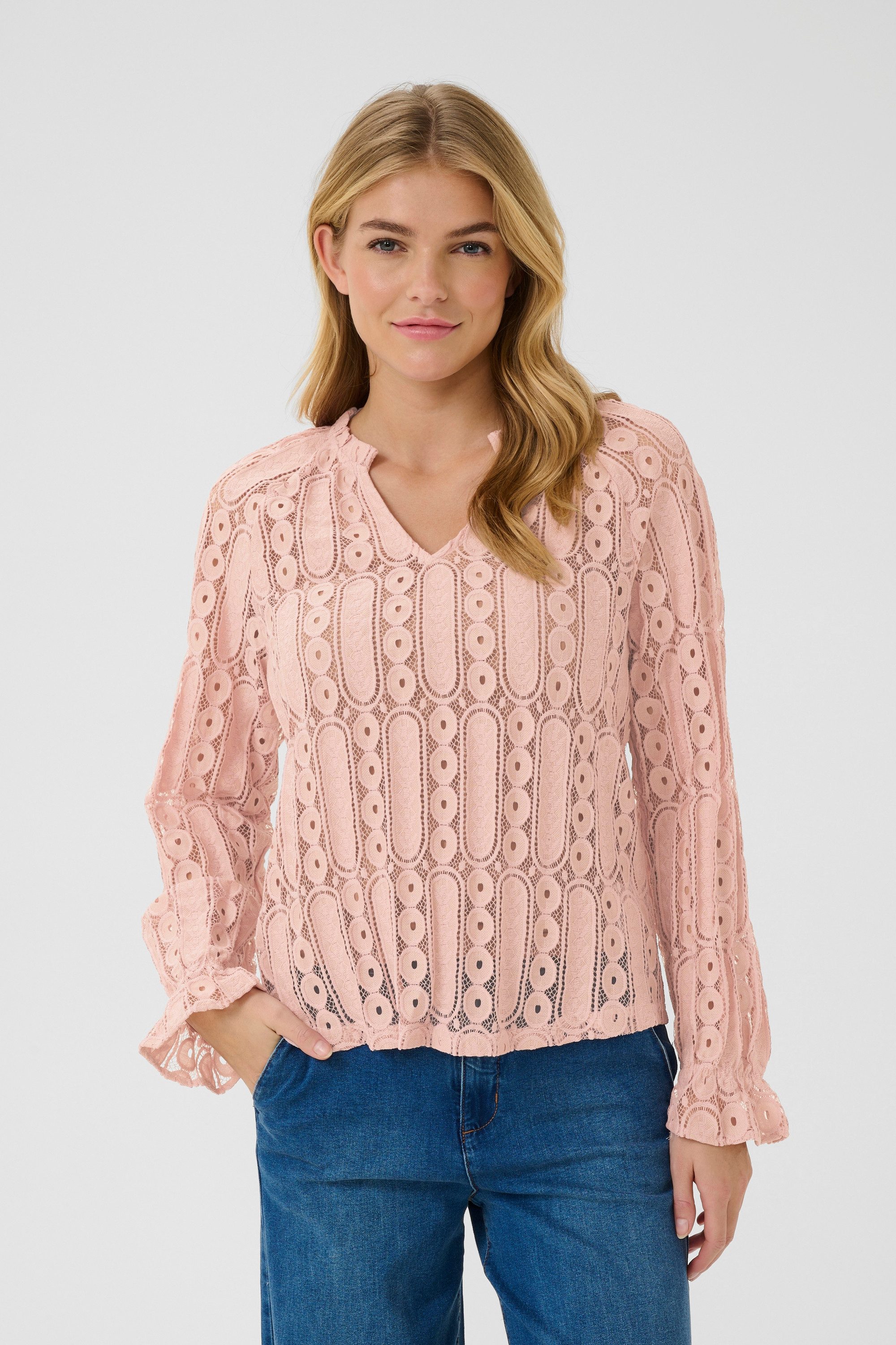 Cream Langarmbluse Langarm-Bluse CRTully