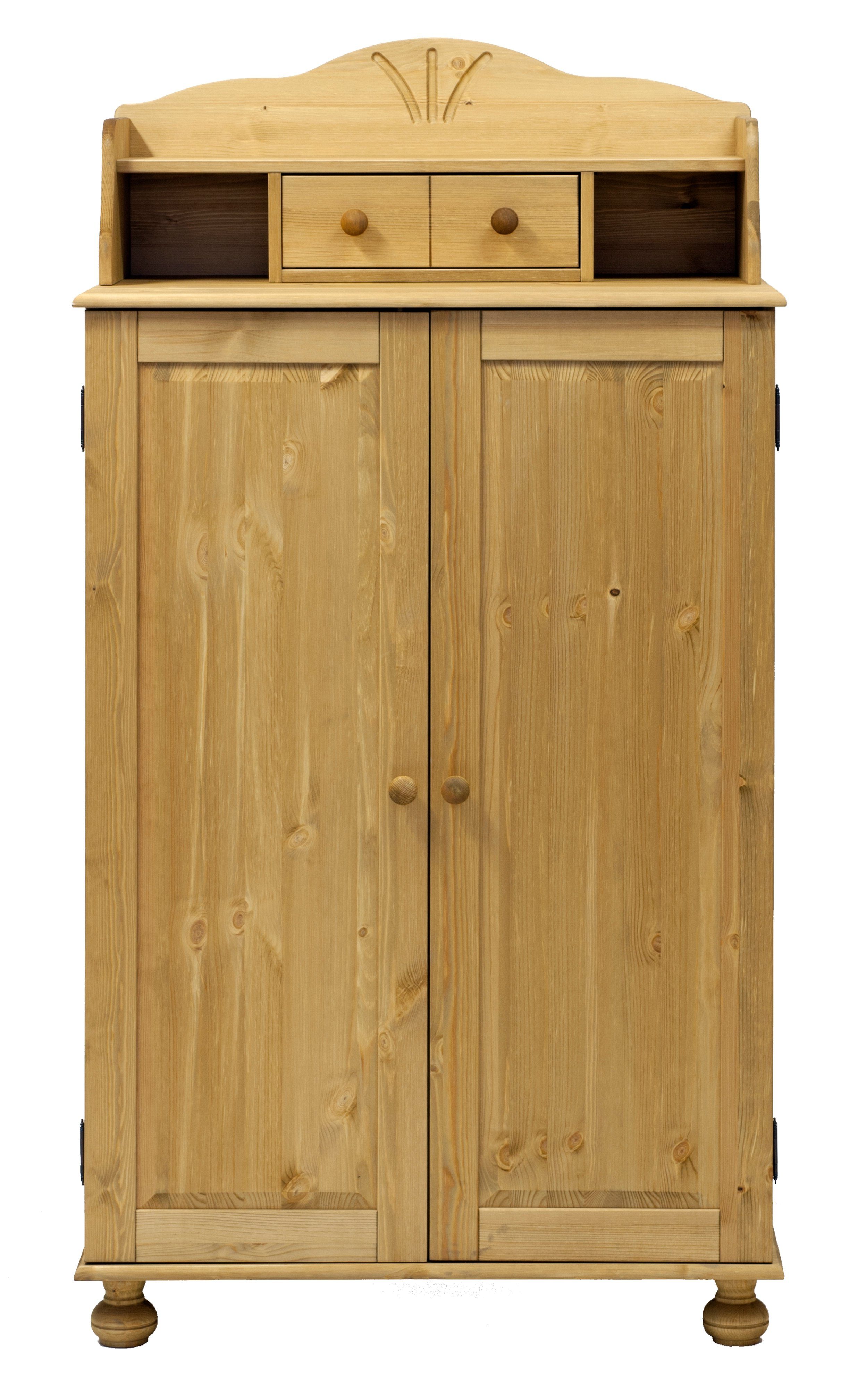 Clever-Moebel Computerschrank PC-Schrank, Sekretär aus Kiefernholz, günstig online kaufen