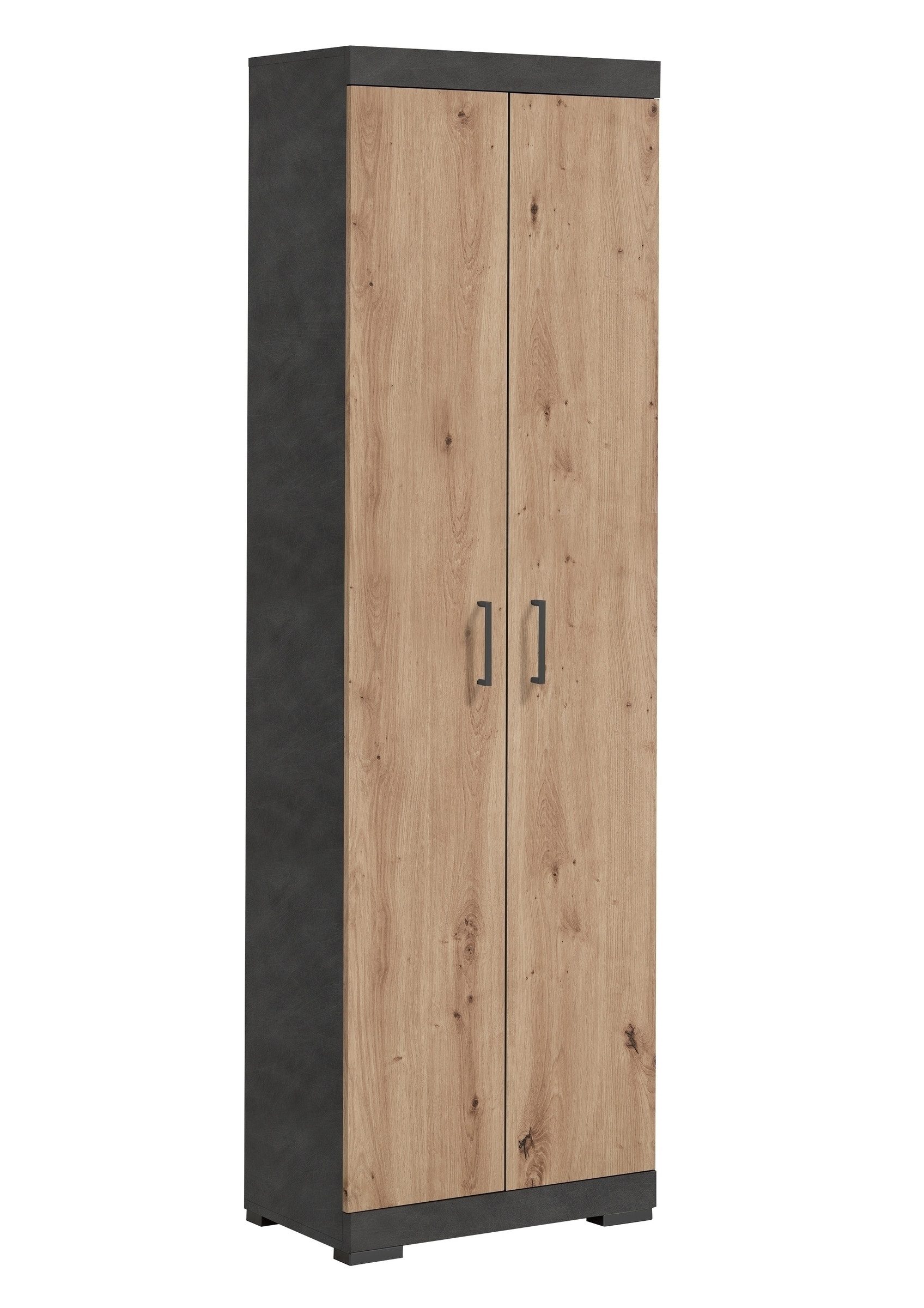 PREISBRECHER Garderobenschrank BRISTOL 500 in Matera-Artisan Eiche - 60x195x34,9cm (BxHxT)