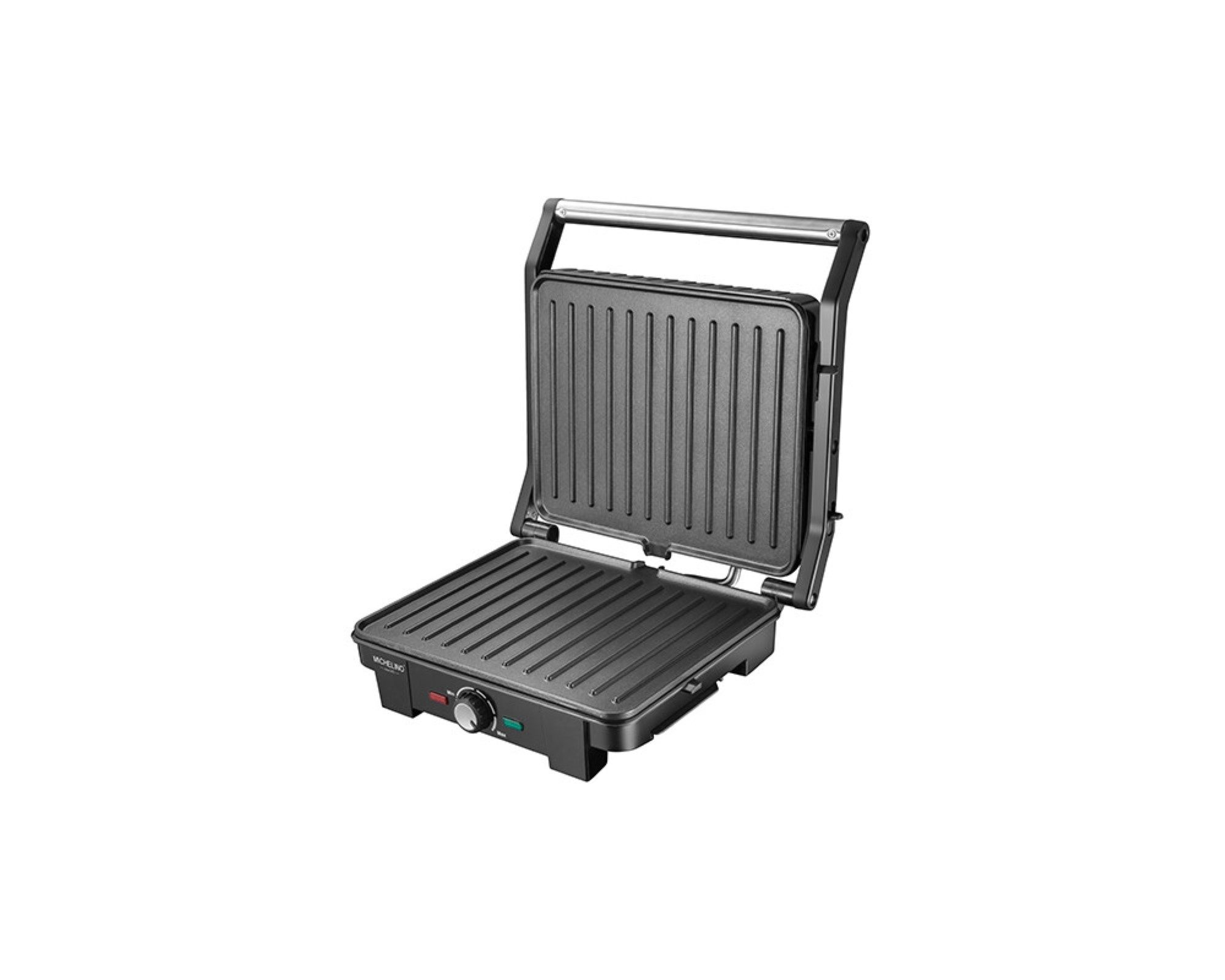 Michelino Kontaktgrill 2200W mit zwei Grillplatten - Multigrill Antihaftbeschichtet