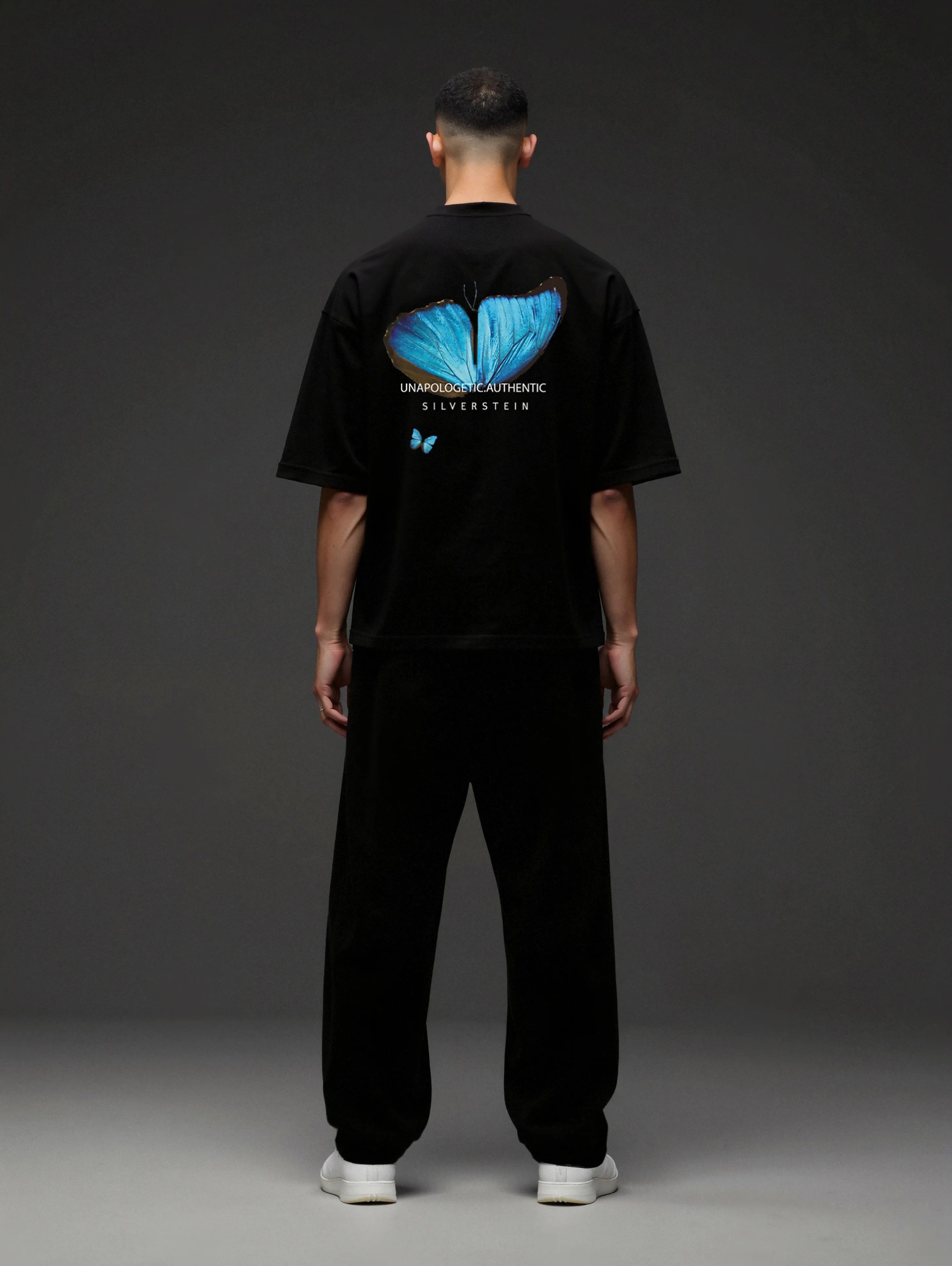 SILVERSTEIN OFFICIAL T-Shirt Black "Wing-Butterfly" Unisex Schwarz Oversize T-Shirt SV-204 (1-tlg., 1x T-Shirt)