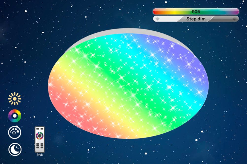 Briloner Leuchten LED Deckenleuchte MOON günstig online kaufen