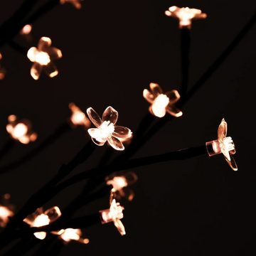 vidaXL LED Baum LED-Baum Kirschblüte Warmweiß 84 LEDs 120 cm