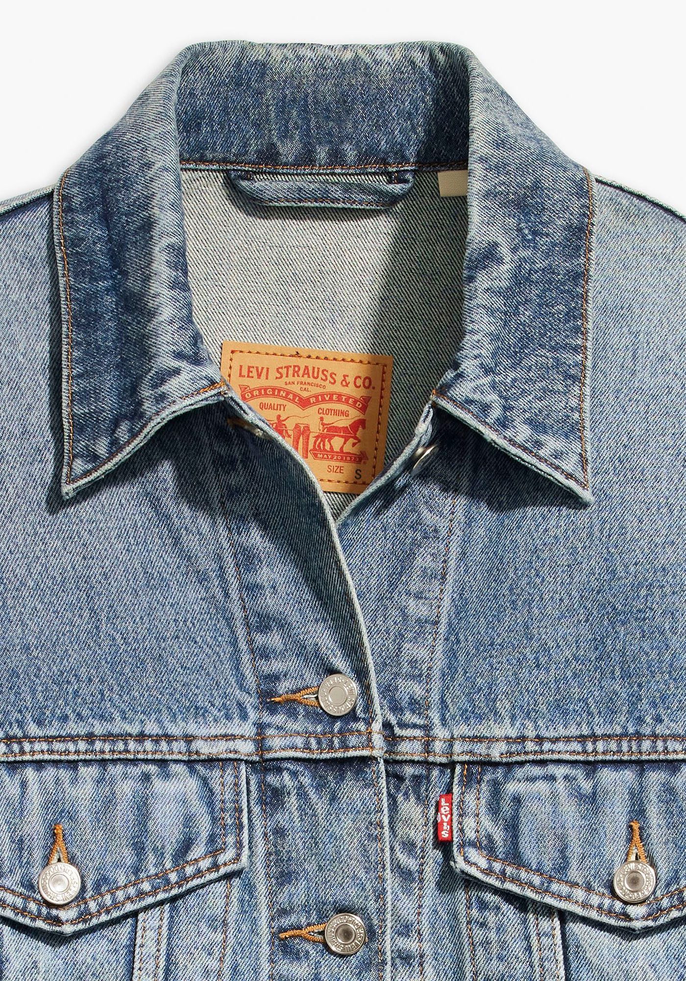 Levi's® Jeansjacke 90S TRUCKER mit Umlegekragen – Bild 4 von 4