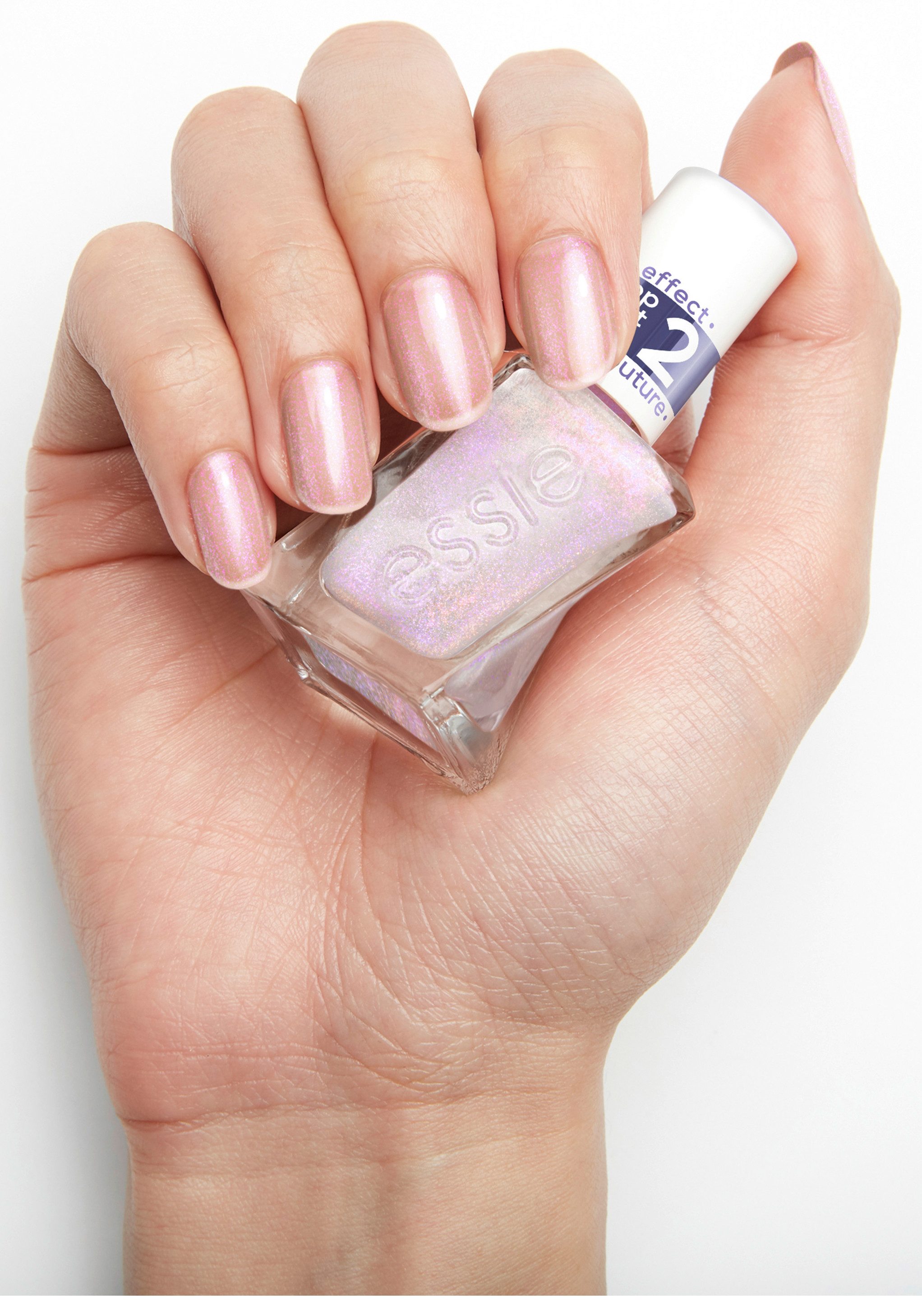 essie Überlack TOP COAT GEL COUTURE, mit Glitzerpartikeln, Glanz-Finish