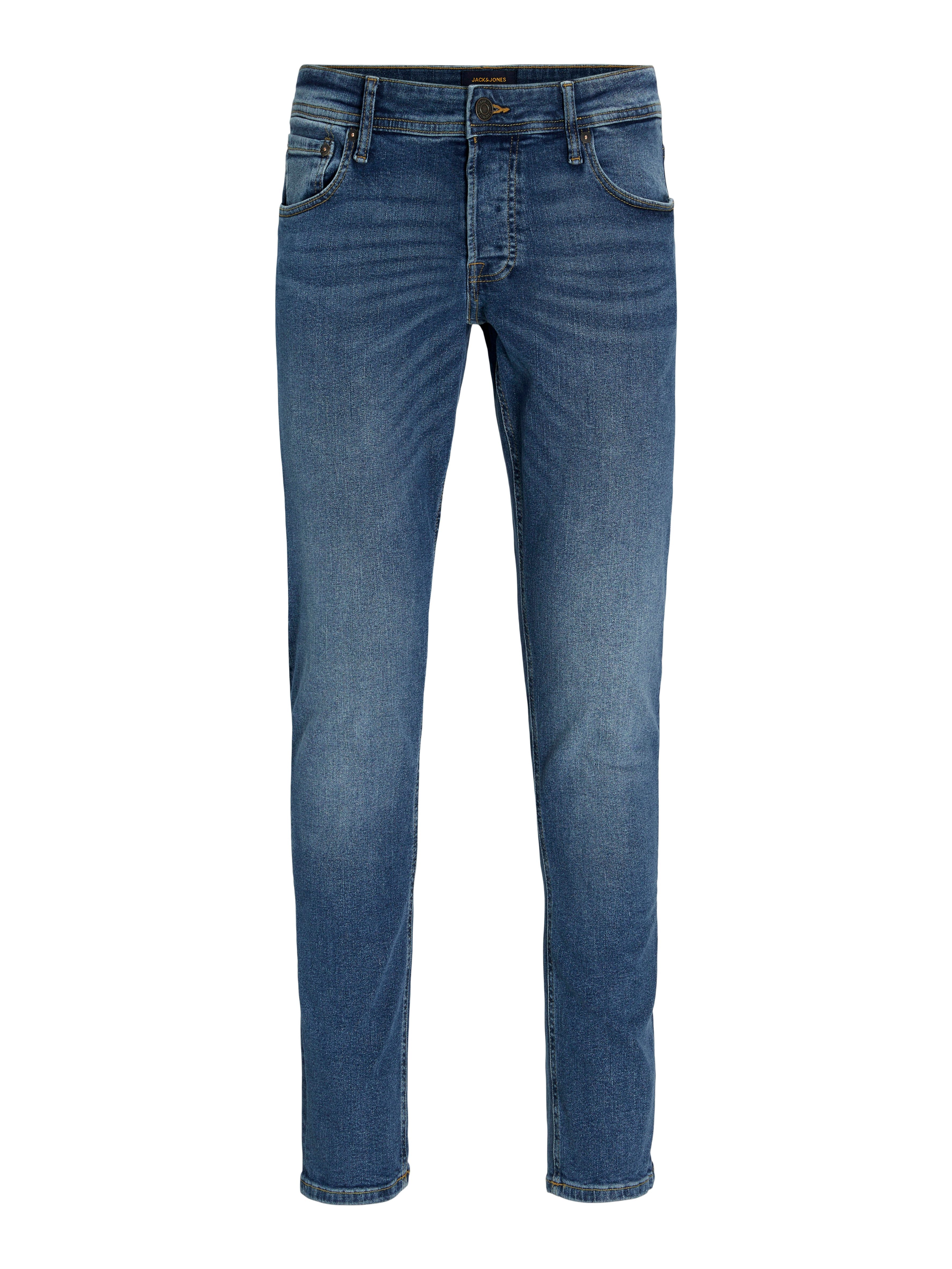 Slim-fit-Jeans JJIGLENN Jeans mit schmaler Beinform und Stretch für Komfort
