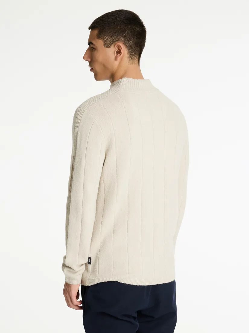 CHASIN' Strickpullover TRACK MOCK - Strickpullover mit Stehkragen - Pullover