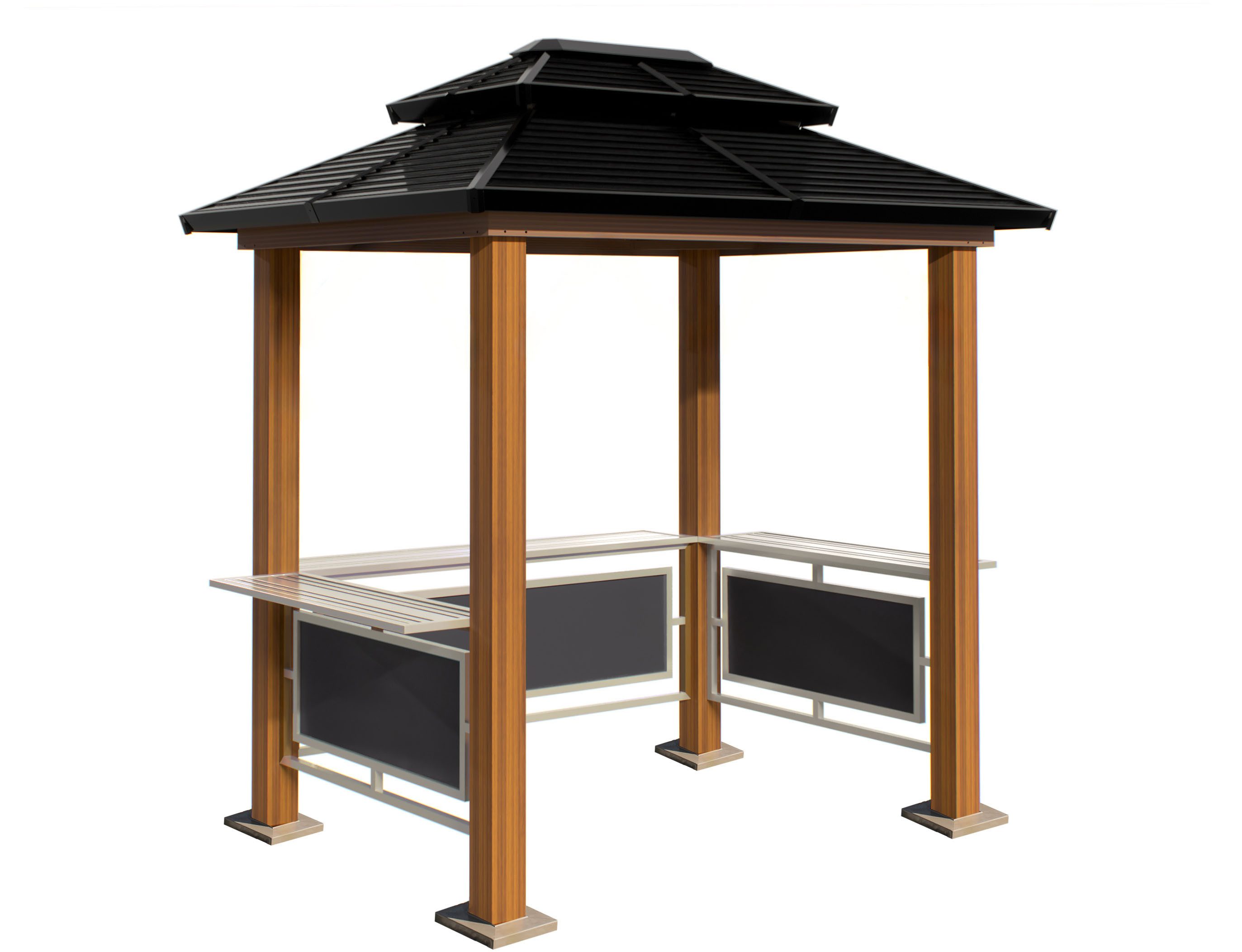 Sojag Grillpavillon »Maui« Holzoptik, 158x249x278 cm günstig online kaufen