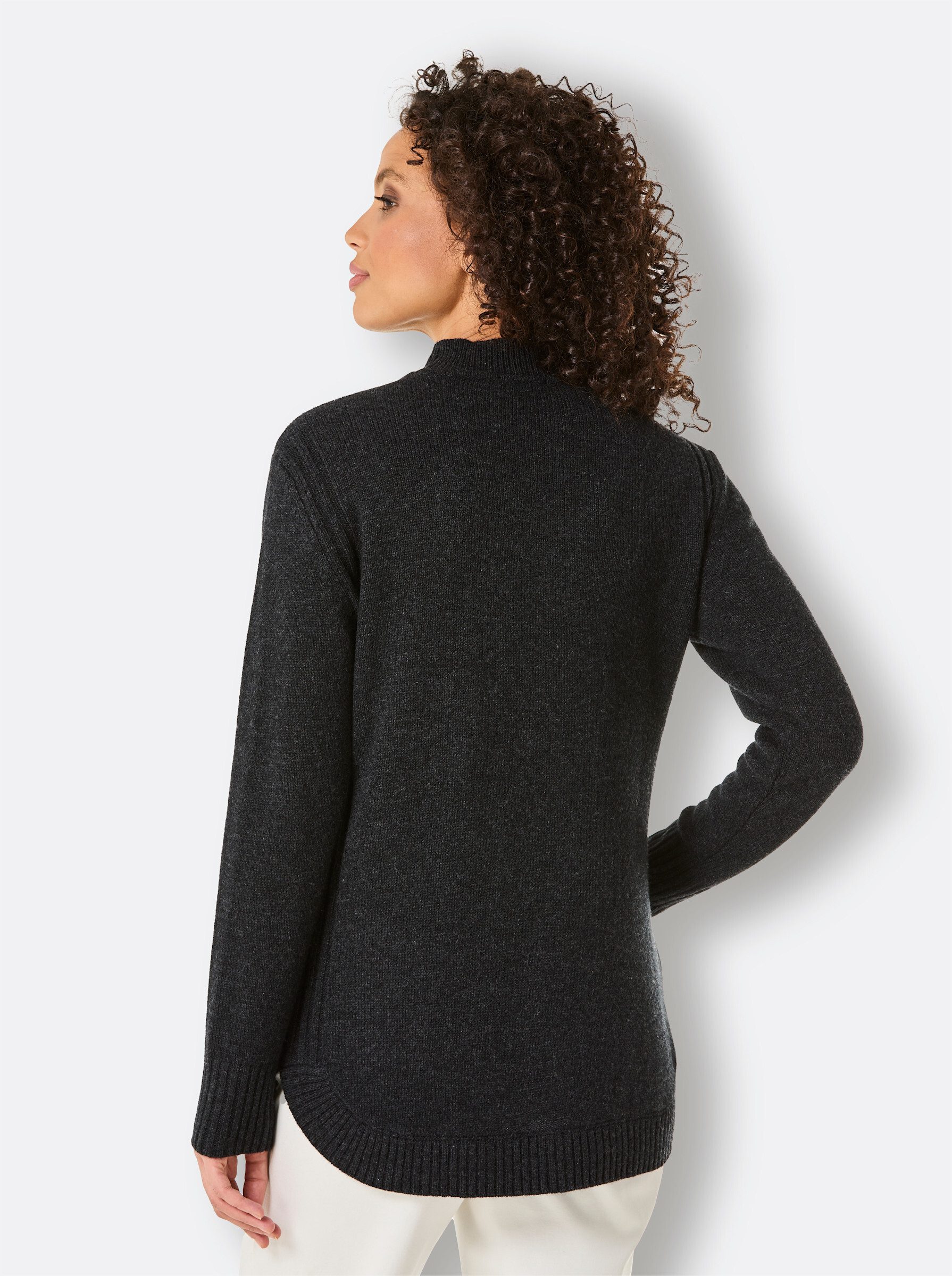 creation L Strickpullover Stehkragenpullover . günstig online kaufen