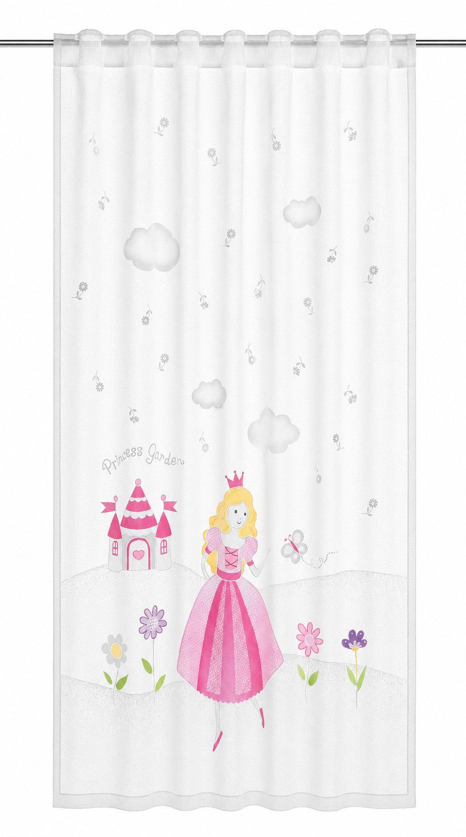 WILLKOMMEN ZUHAUSE by ALBANI GROUP Gardine Schlaufenschal Prinzessin BxH 140x245cm mit verdeckte Schlaufen